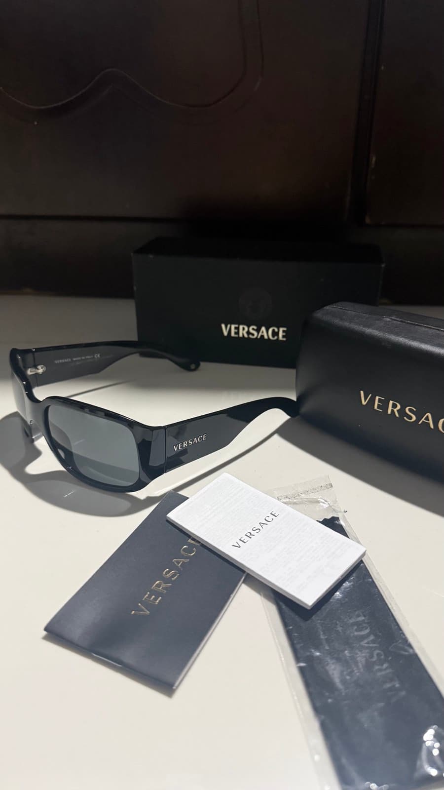 Versace Black Sunglasses thumbnail 3
