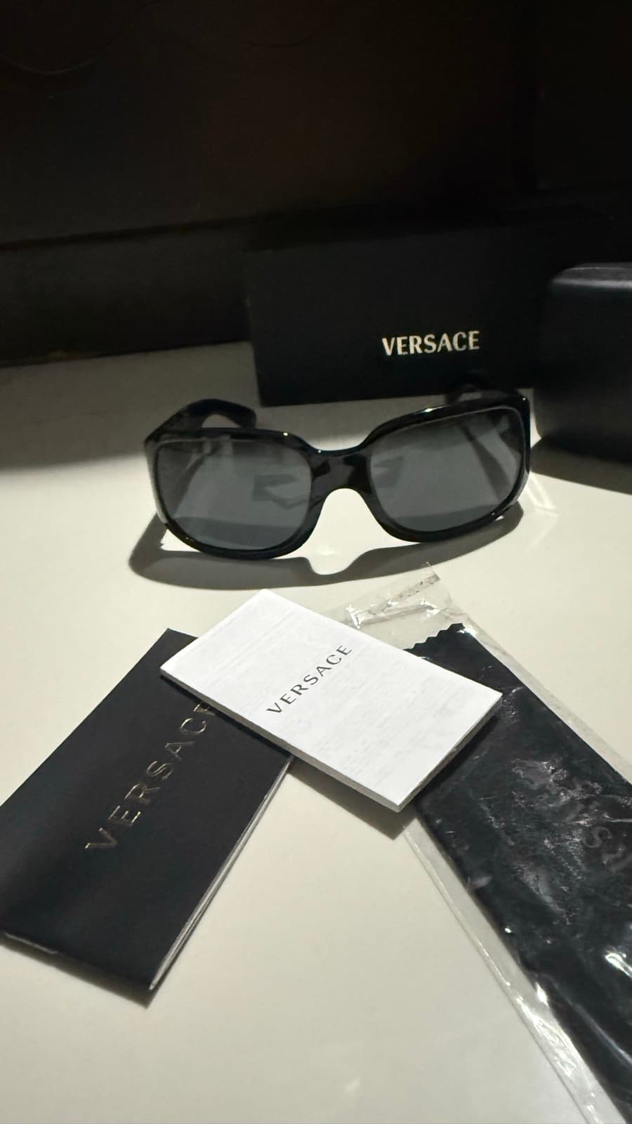 Versace Black Sunglasses thumbnail 2