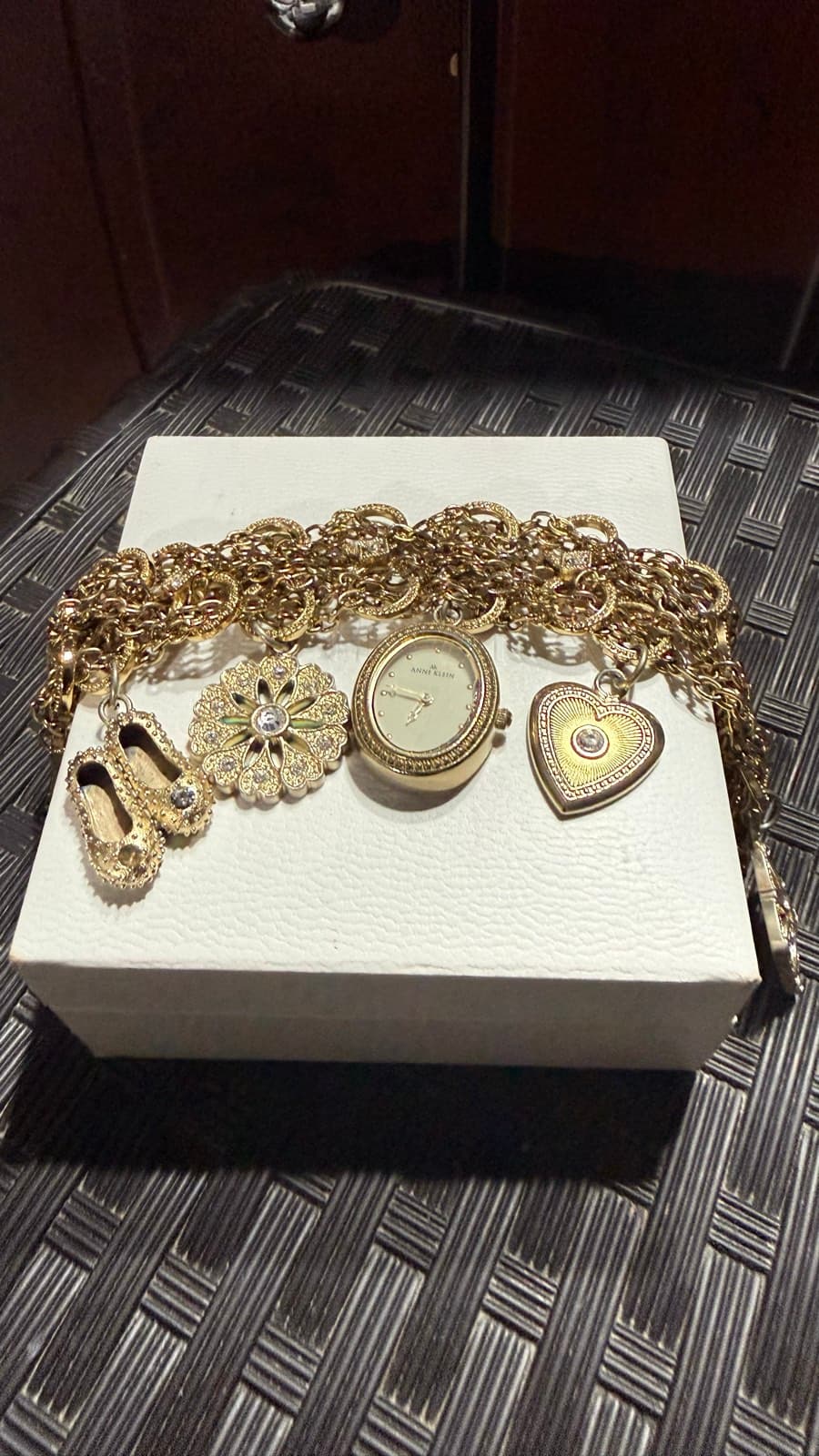 Anne Klein Gold-Tone Bracelet Watch thumbnail 3