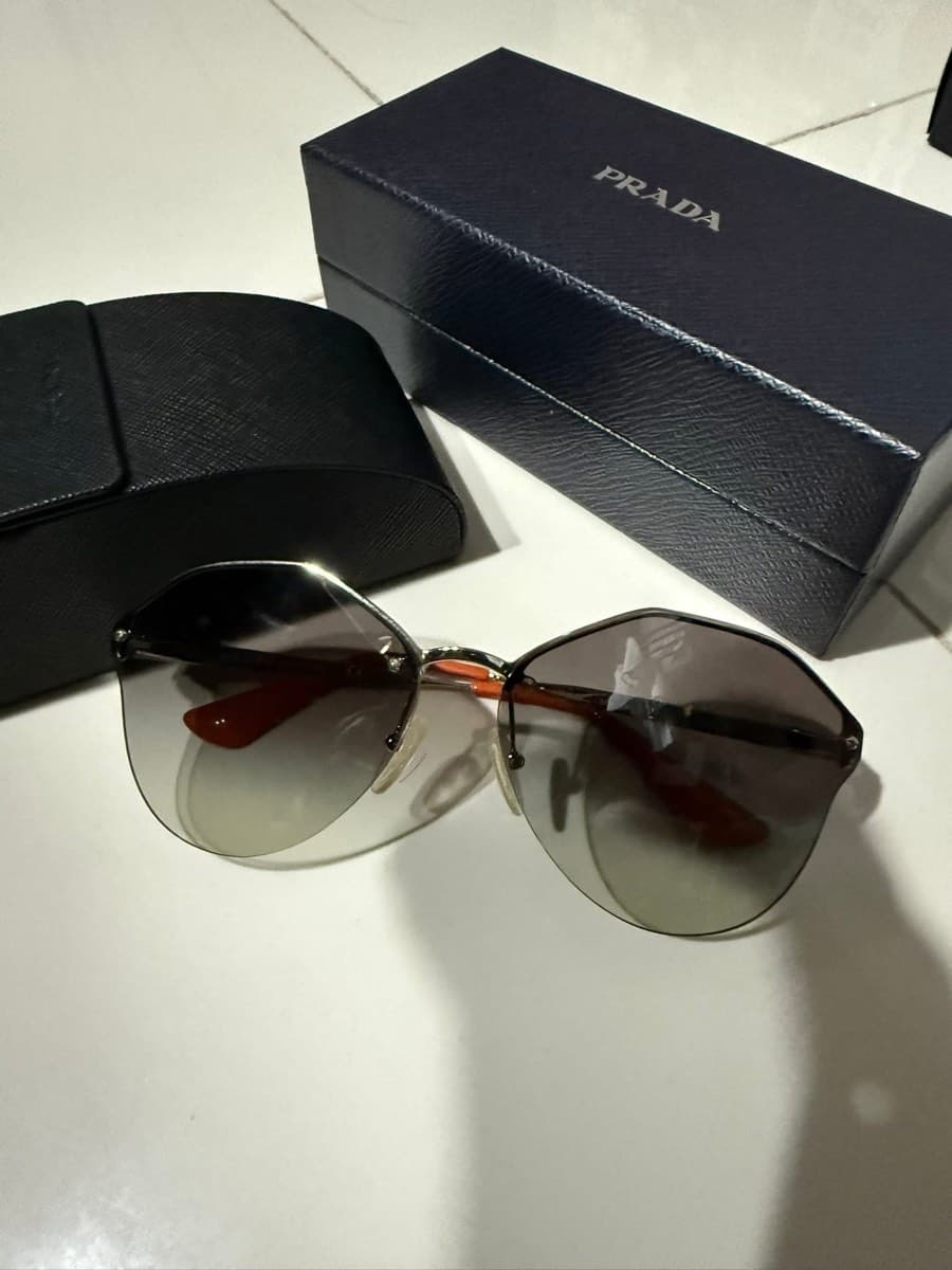 Prada Rimless Gradient Sunglasses