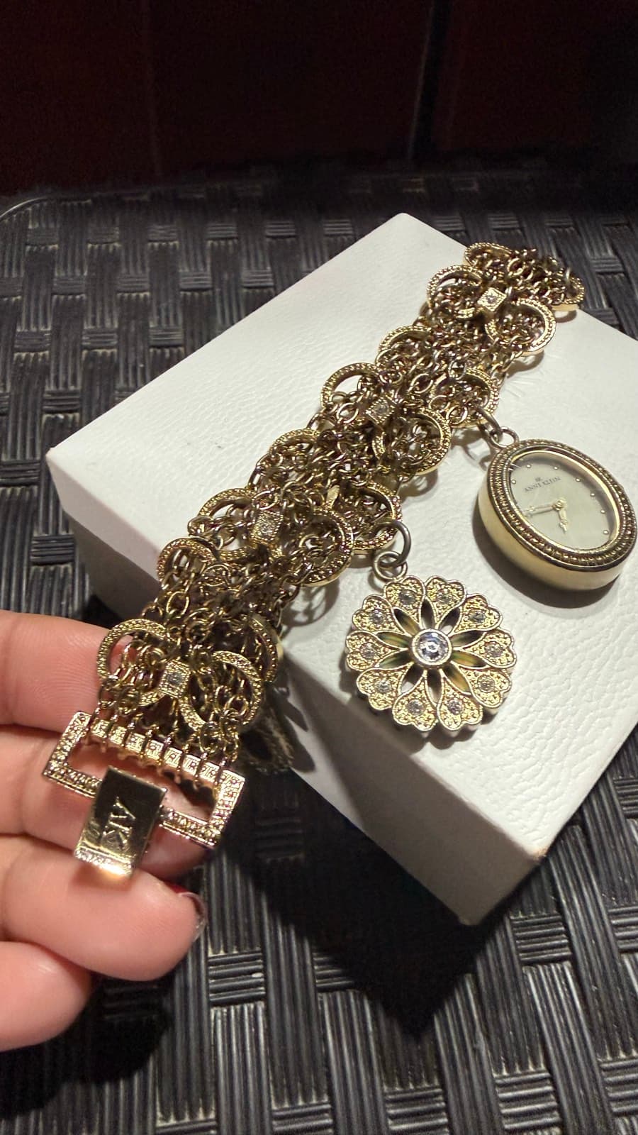 Anne Klein Gold-Tone Bracelet Watch thumbnail 2