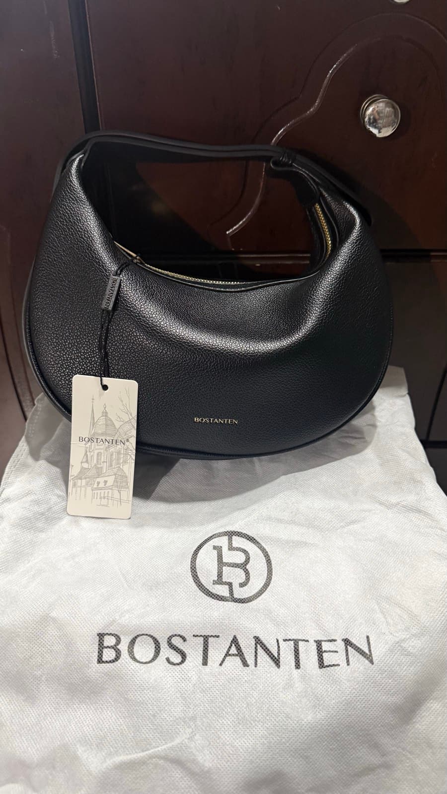 Bostanten Black Crescent Bag