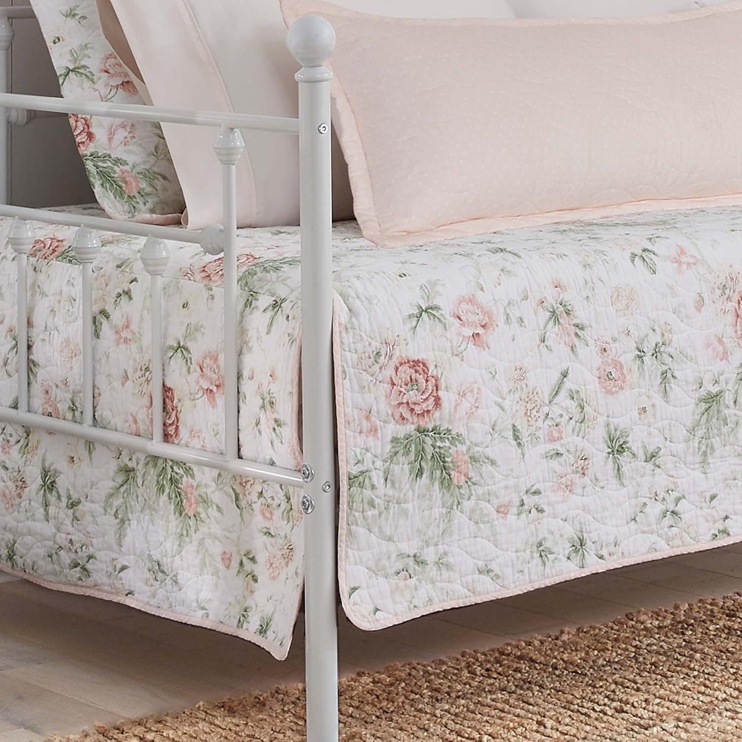 Laura Ashley - Daybed Cover Set, Lightweight Bedding with Matching Shams & Pillow Cover thumbnail 5