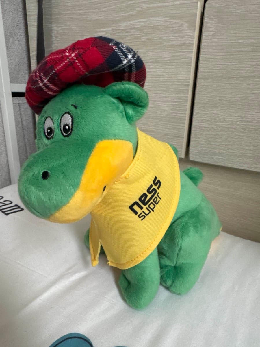 Green Plush Toy Hippo thumbnail 2