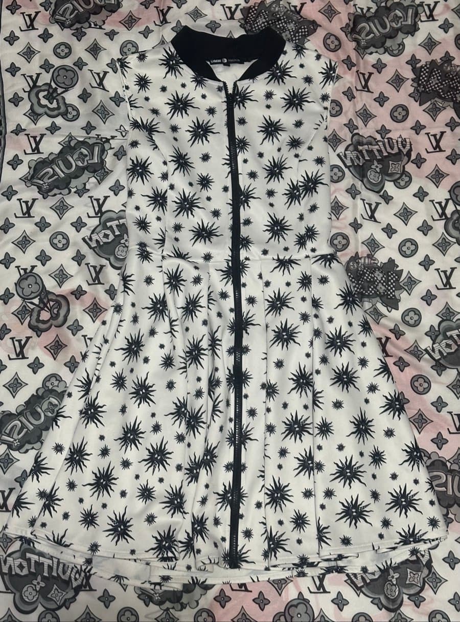 UMM Black Starburst Dress