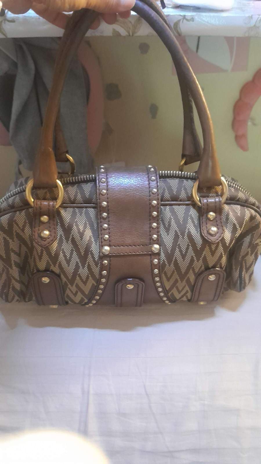 Valentino Garavani Monogram Satchel thumbnail 3