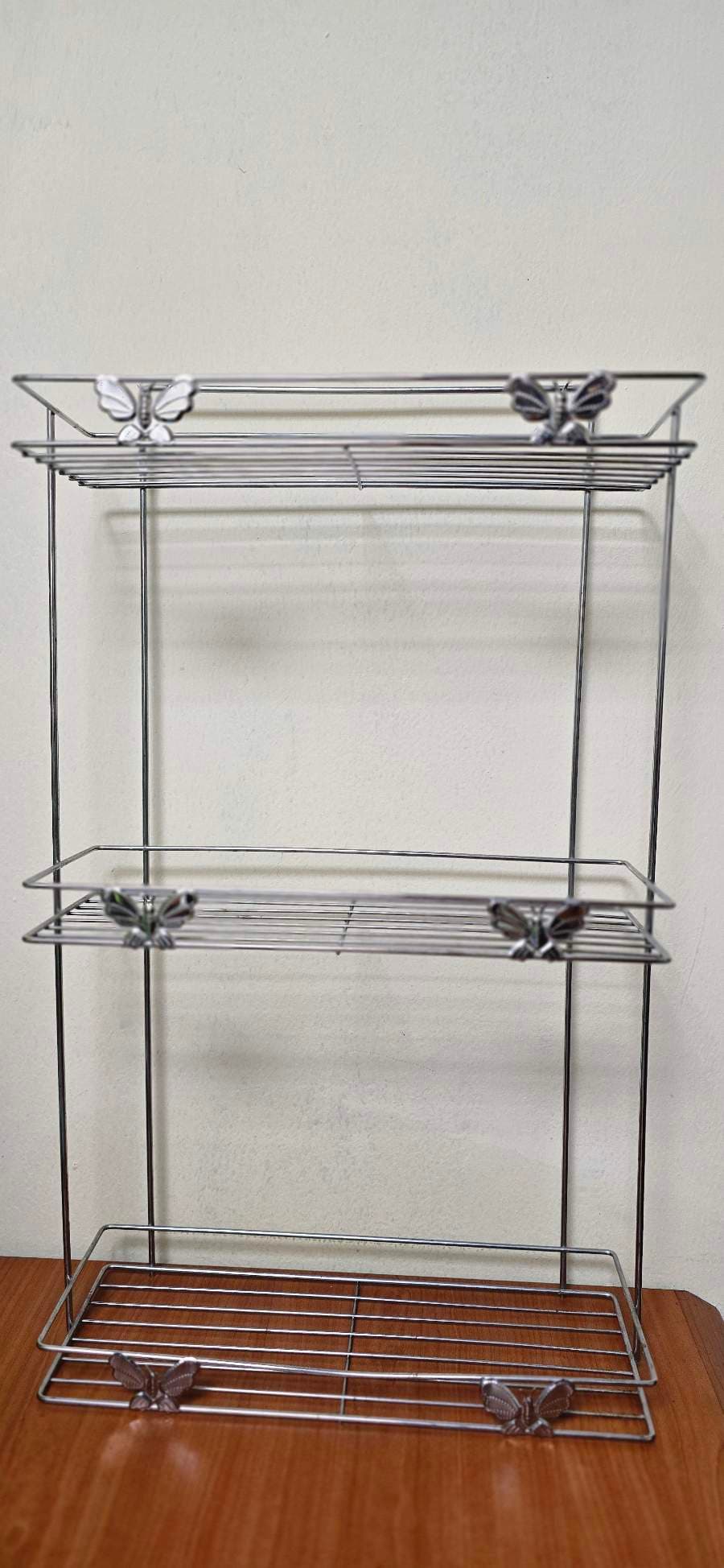 Three-Tier Metal Shelf