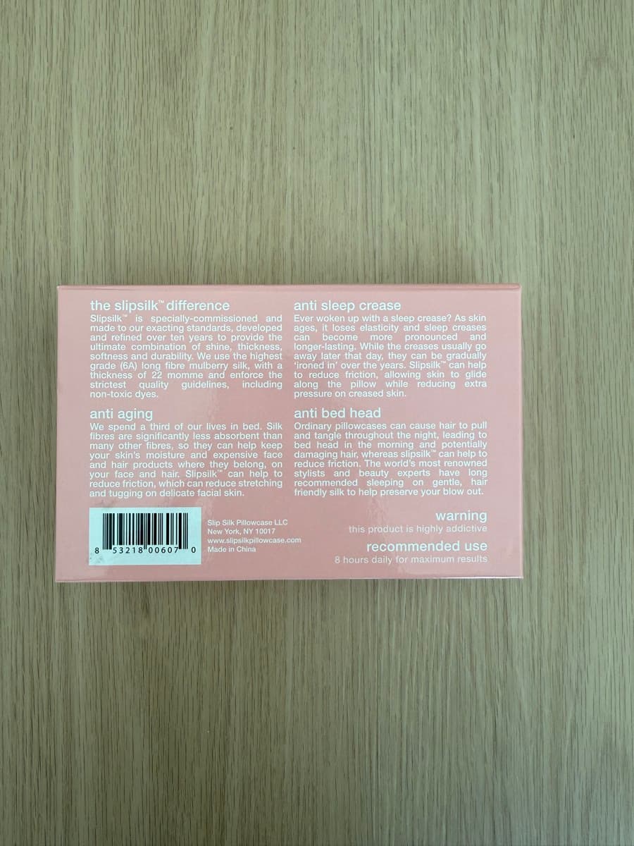 Slip Silk Pillowcase Pink (unopened) thumbnail 3