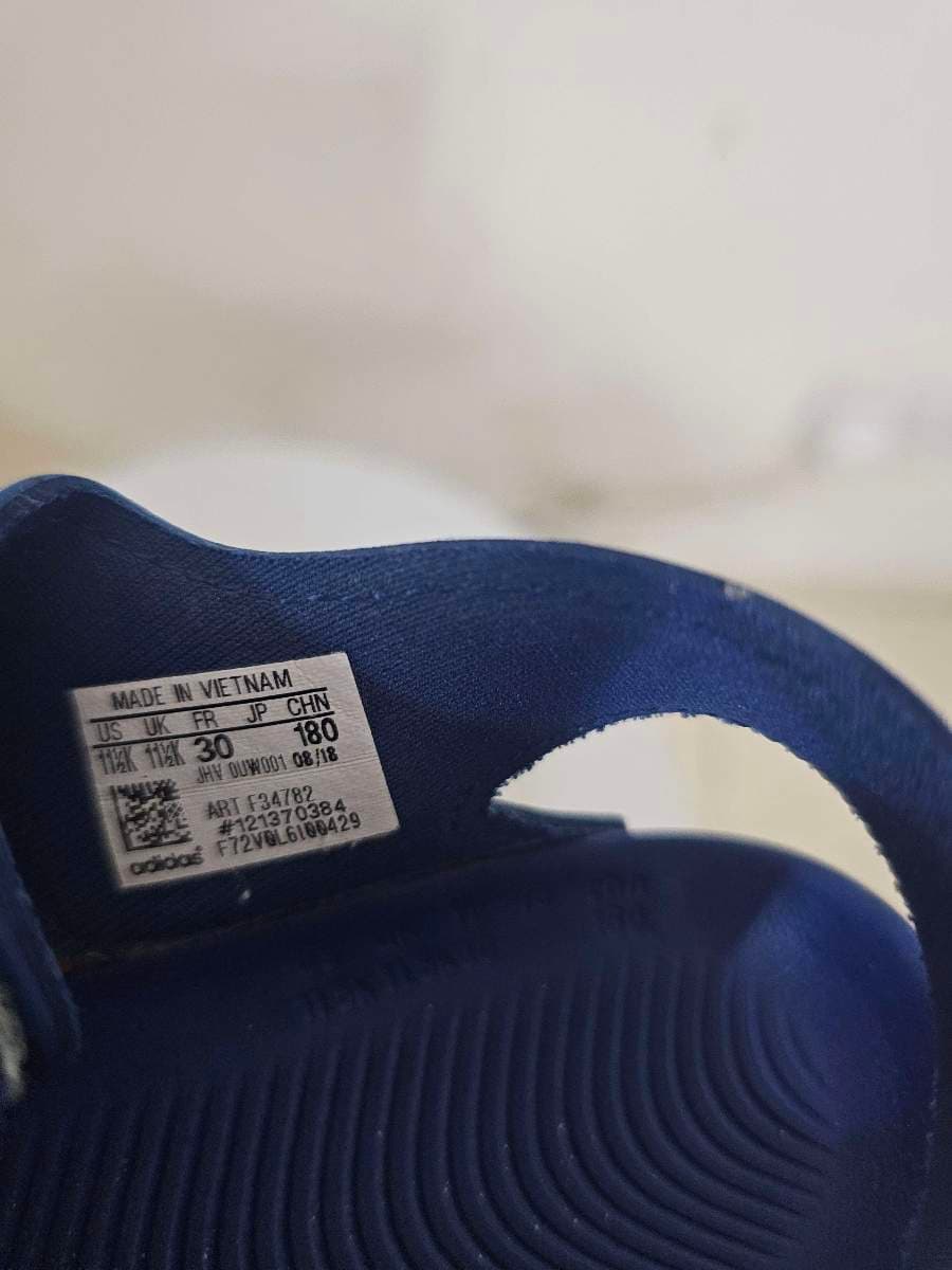 Adidas Kids' Navy Sandals thumbnail 3