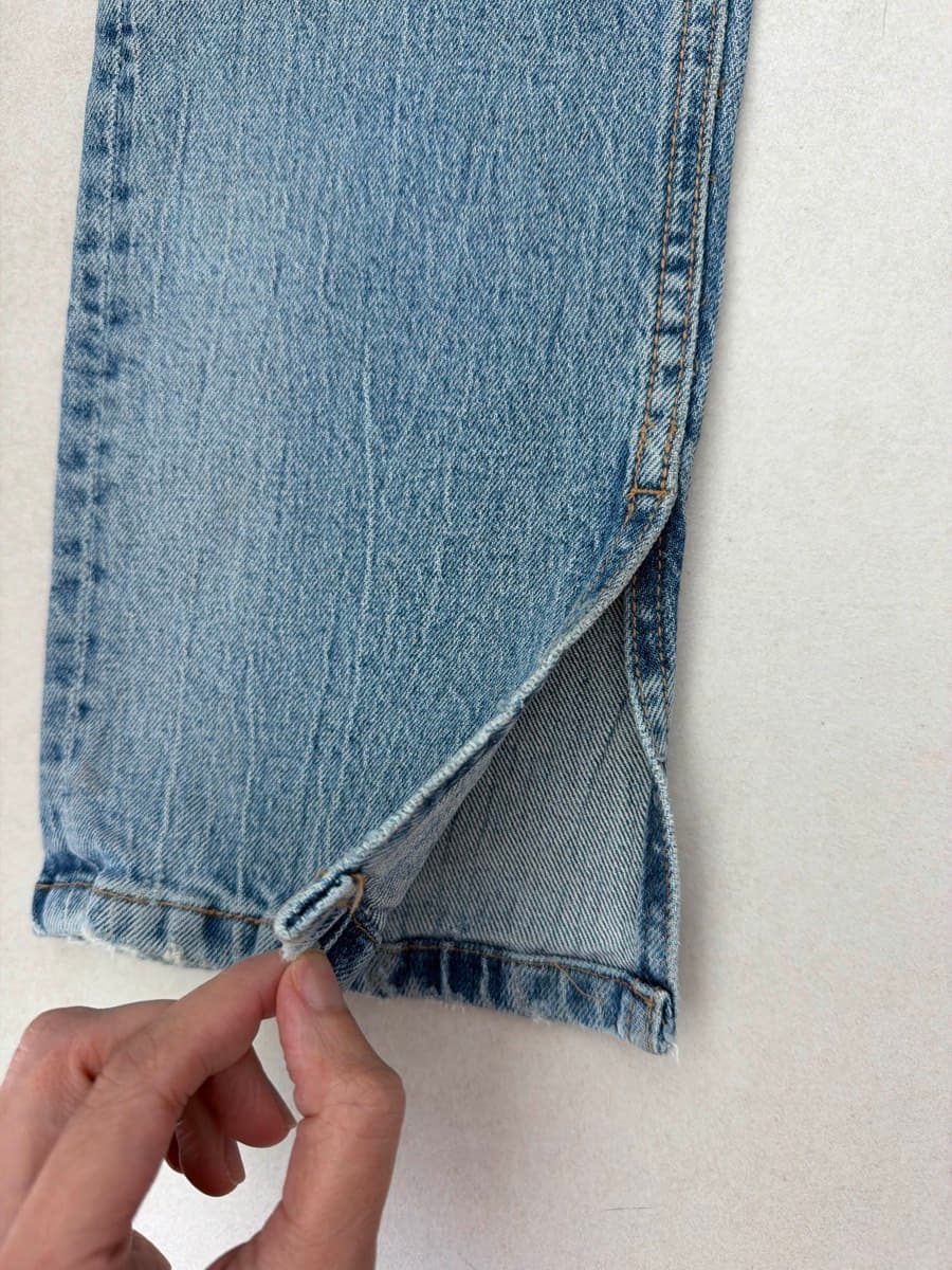 ZARA Distressed Denim Jeans thumbnail 3