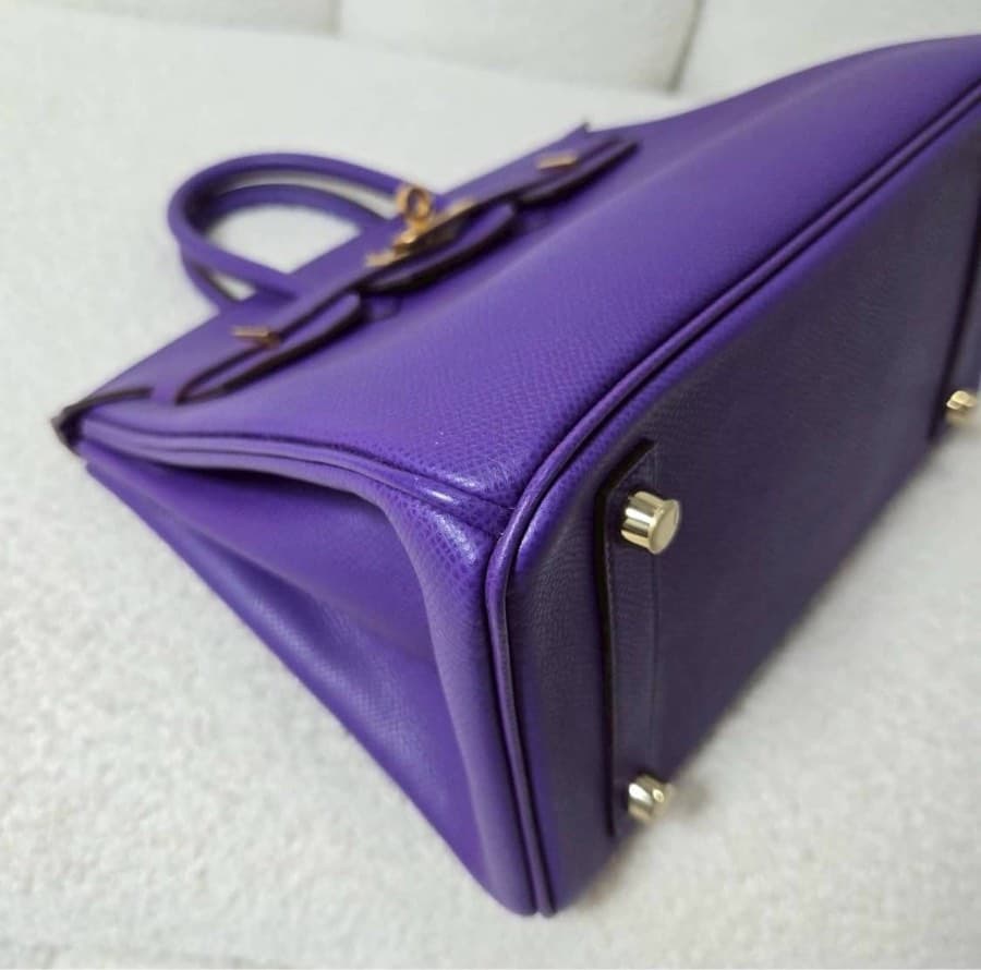 Like new Birkin 25 Crocus color Epsom GHW Stamp P thumbnail 5