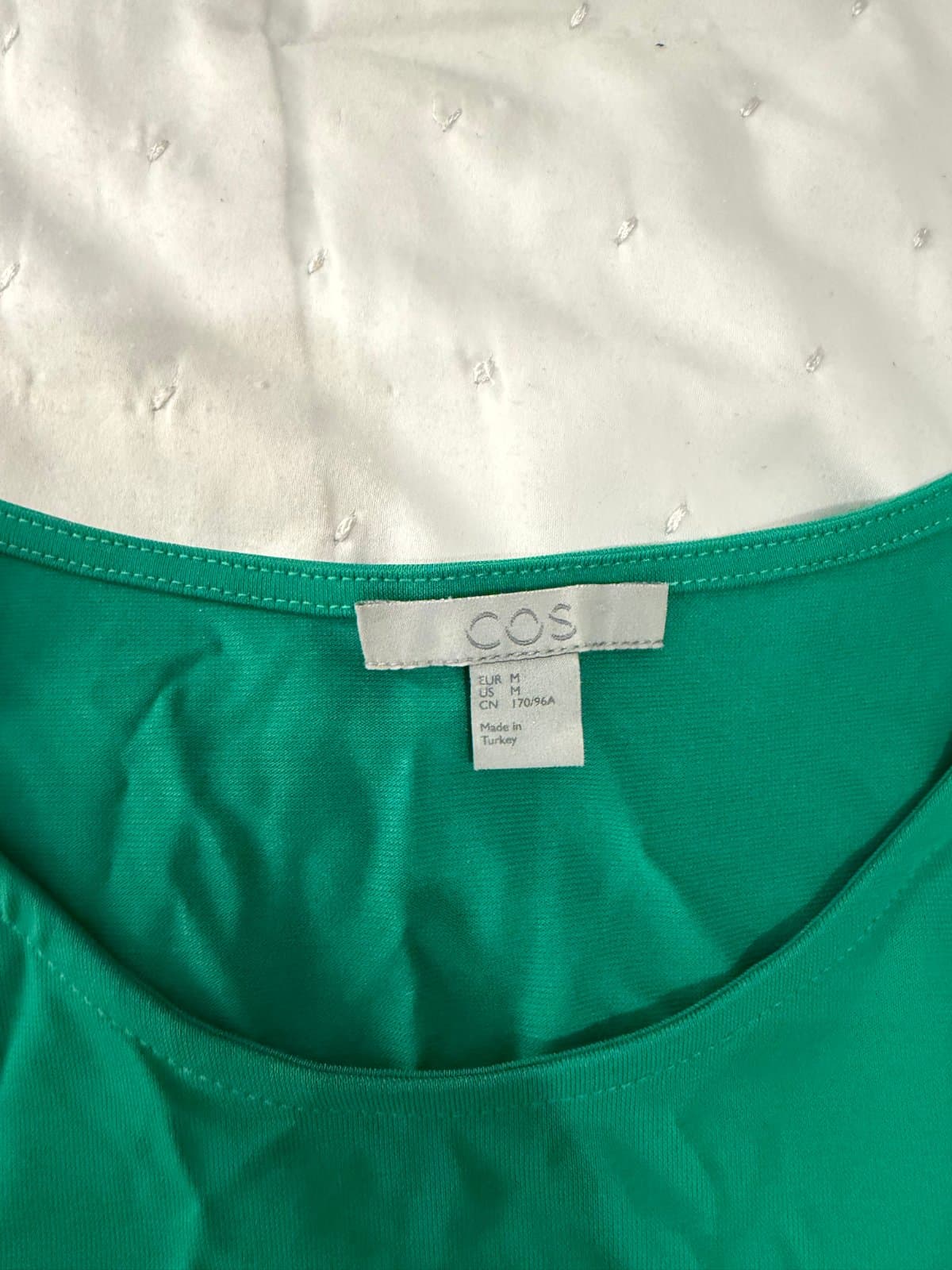 COS Emerald Green Midi Dress – Size M 💚 thumbnail 2
