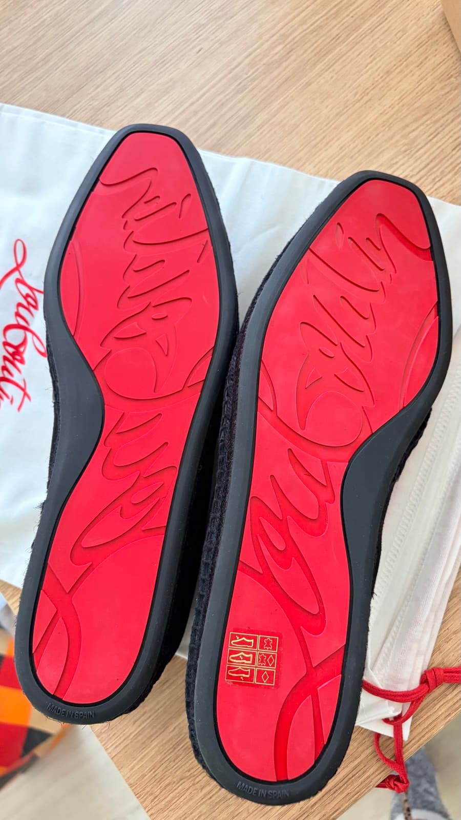 Christian Louboutin Black Suede Loafers thumbnail 2