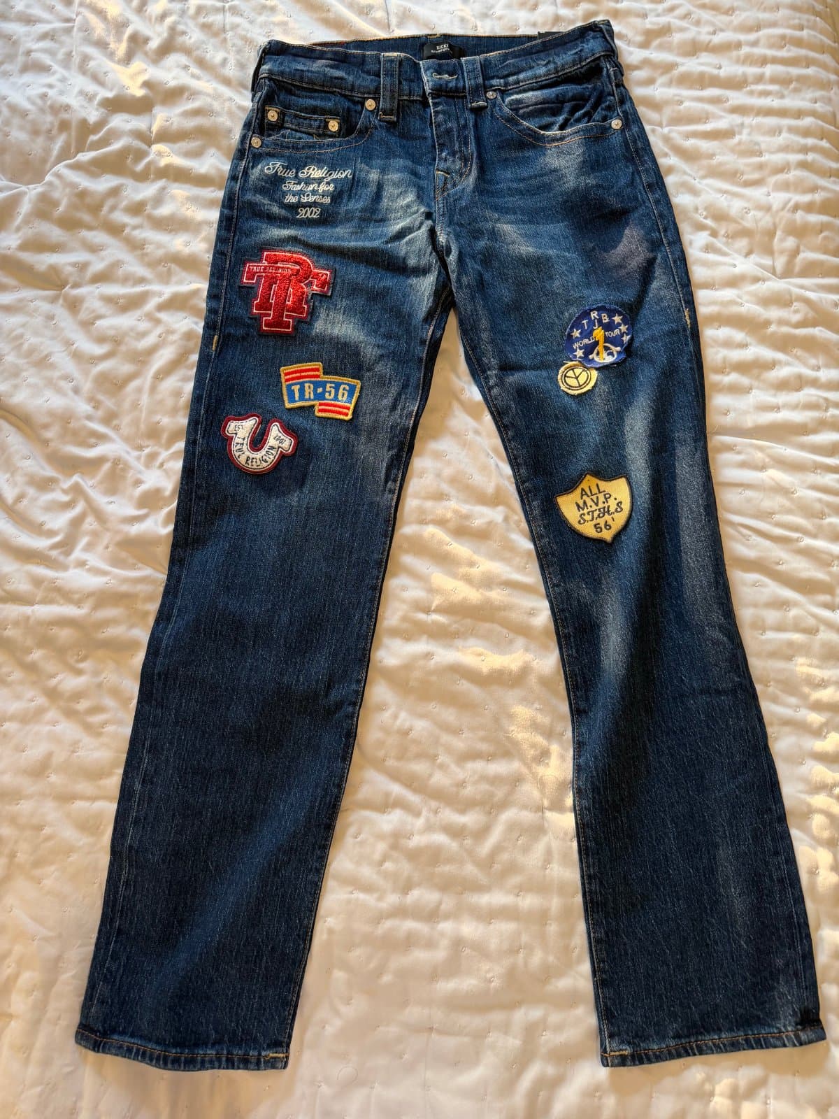 Cute patchwork True Religion Brand Jeans W28 thumbnail 6