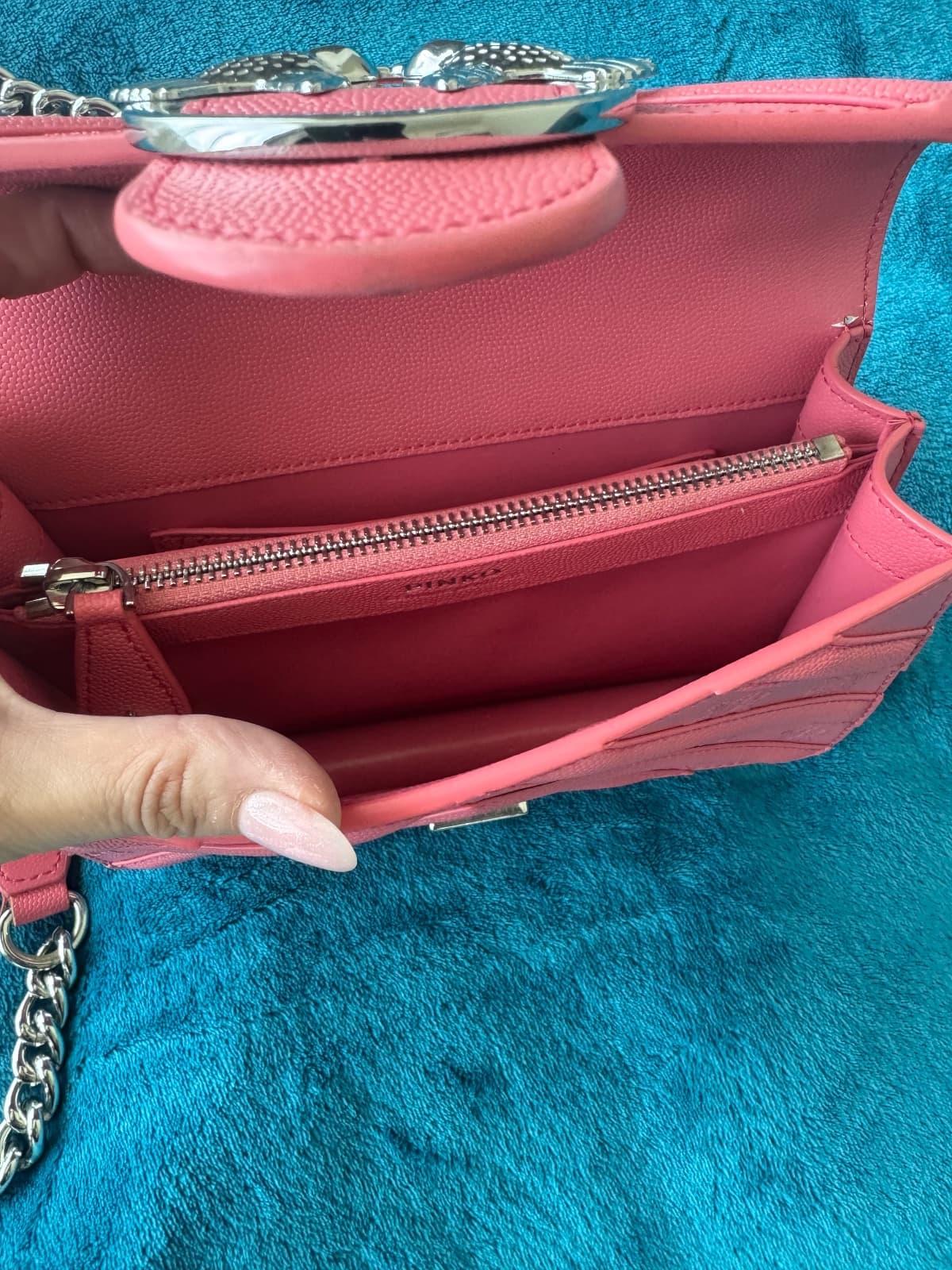Pinko crossbody leather bag thumbnail 6