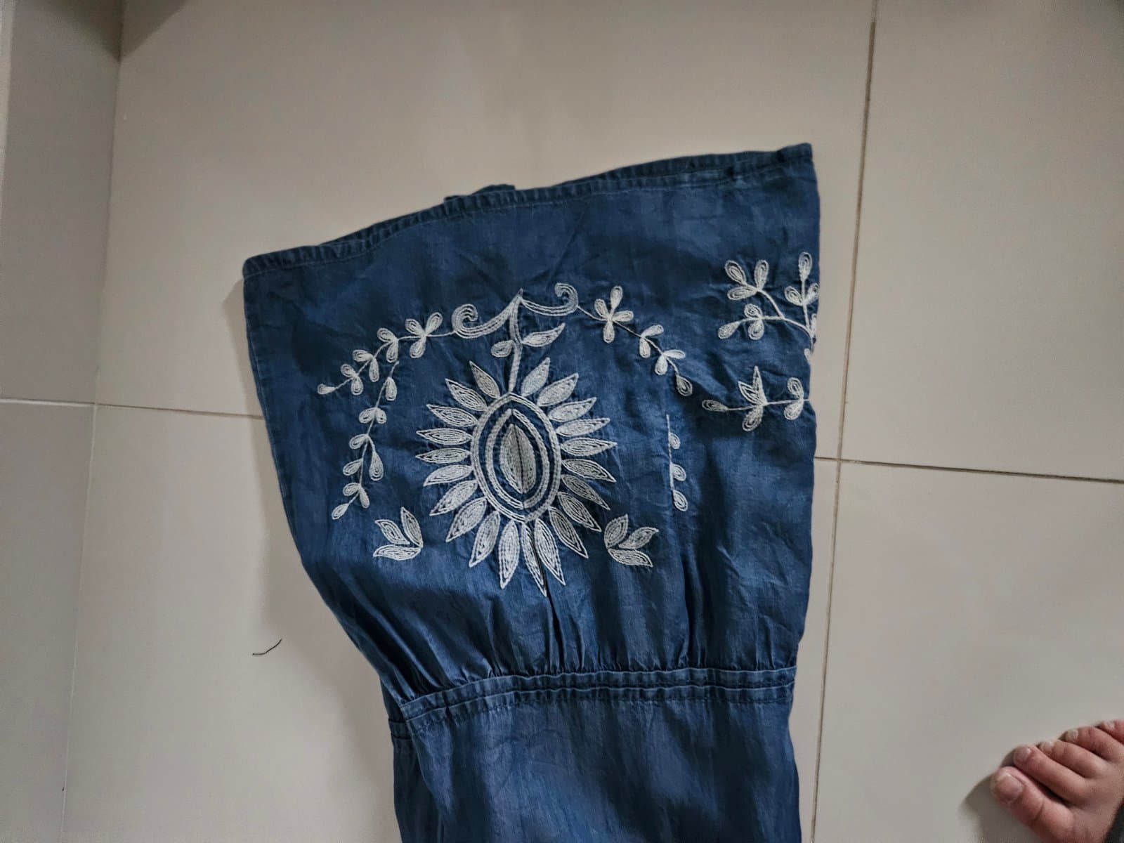Embroidered Midi Dress thumbnail 3