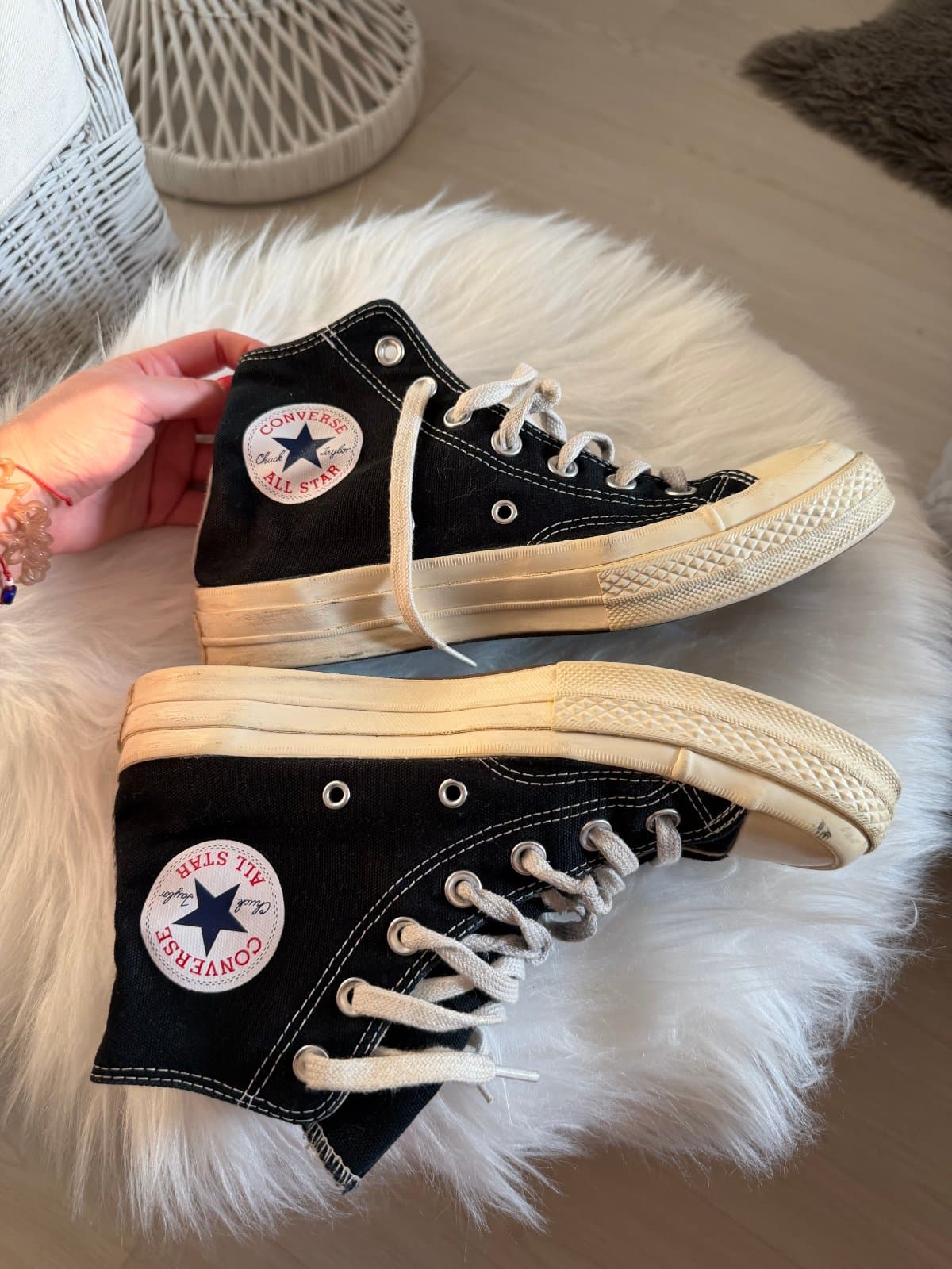 Comme des Garçons Play x Converse Chuck 70 High black thumbnail 2