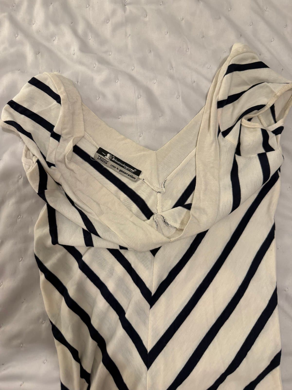 Vintage Rinascimento Teddy Line X-Generation Striped Ruffle Dress thumbnail 2