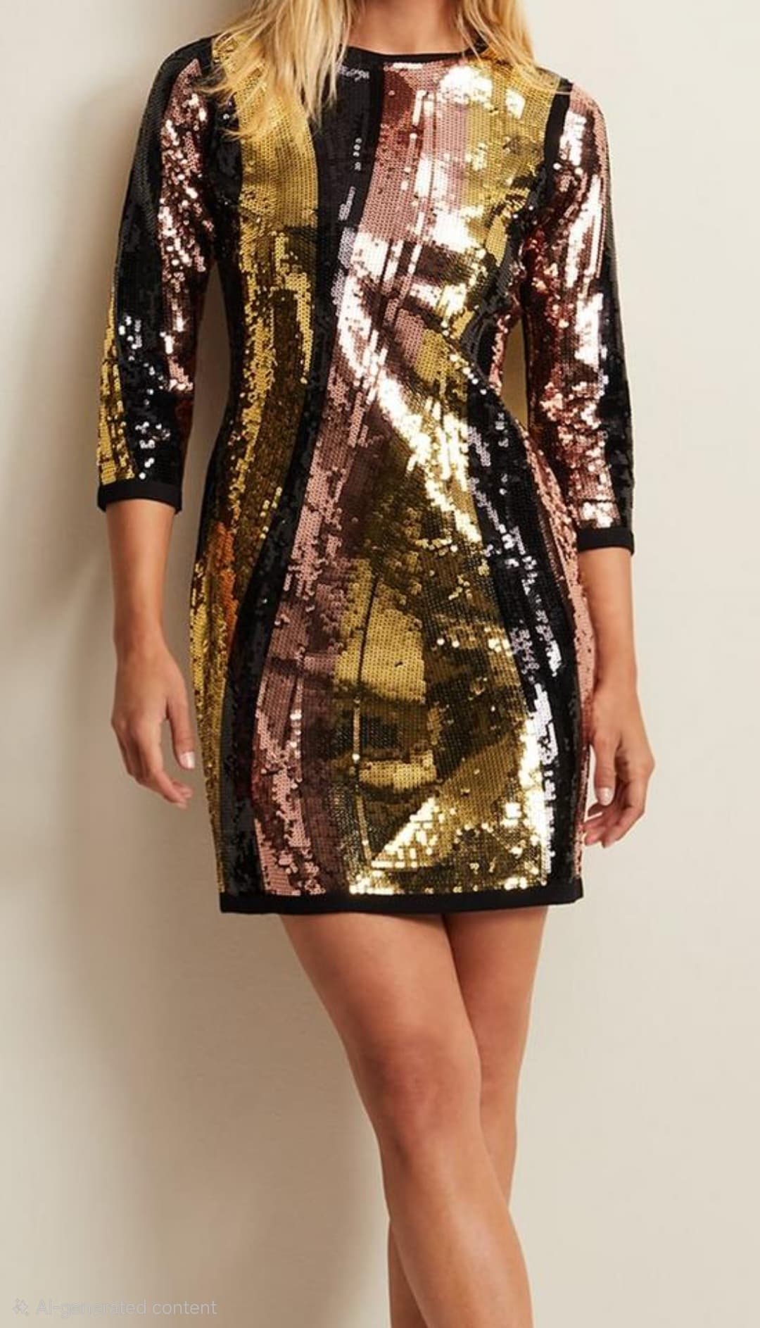 NEW Phase Eight Cassey Sequin Dress – UK 10 – With Tags thumbnail 2