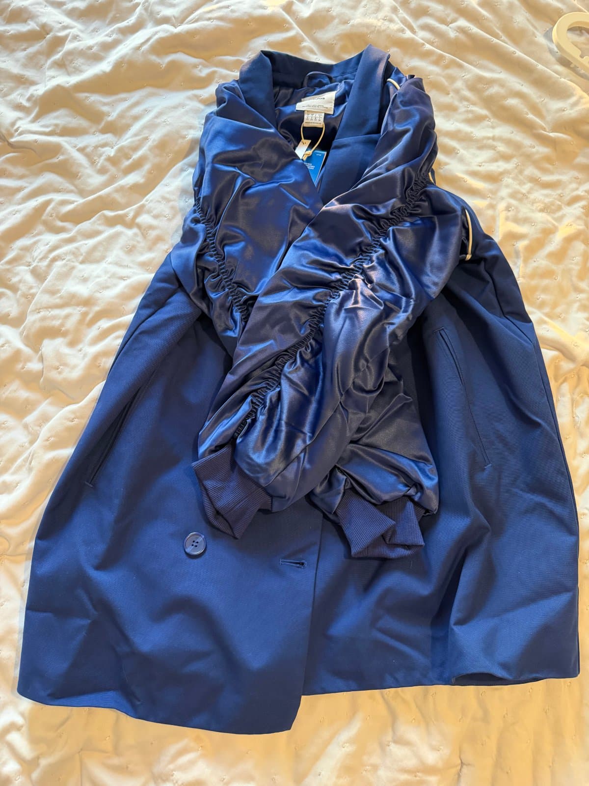 Limited Edition Adidas Originals Blue Varsity Blazer Jacket – New With Tags thumbnail 2