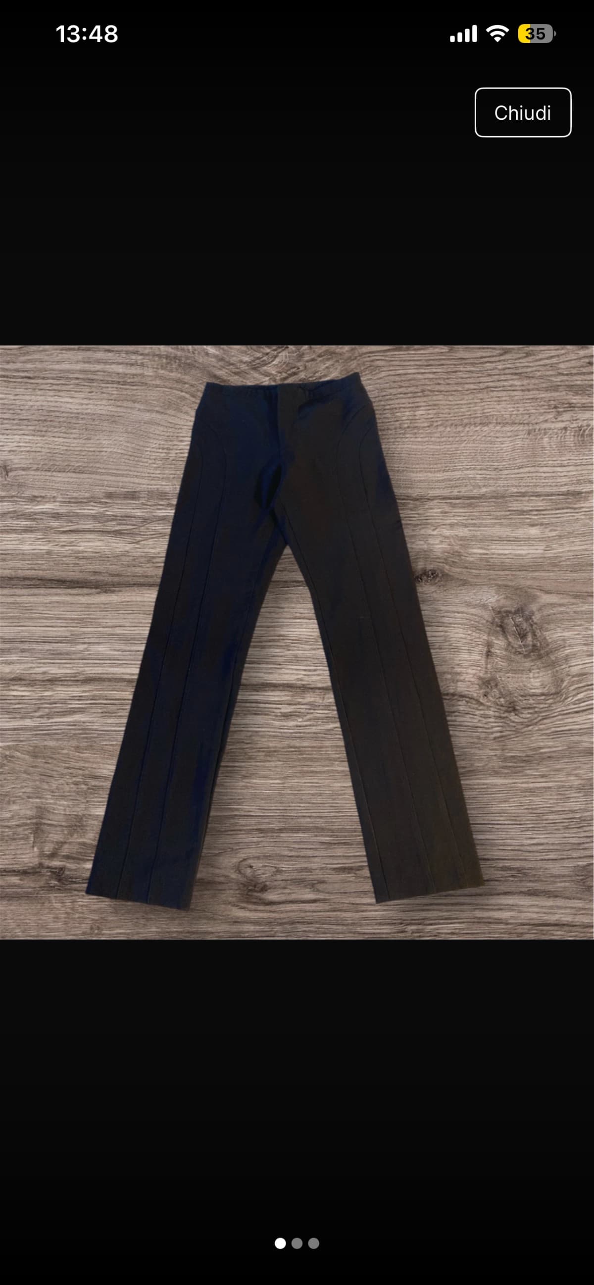 Jean Paul Gaultier Black Stitched Trousers