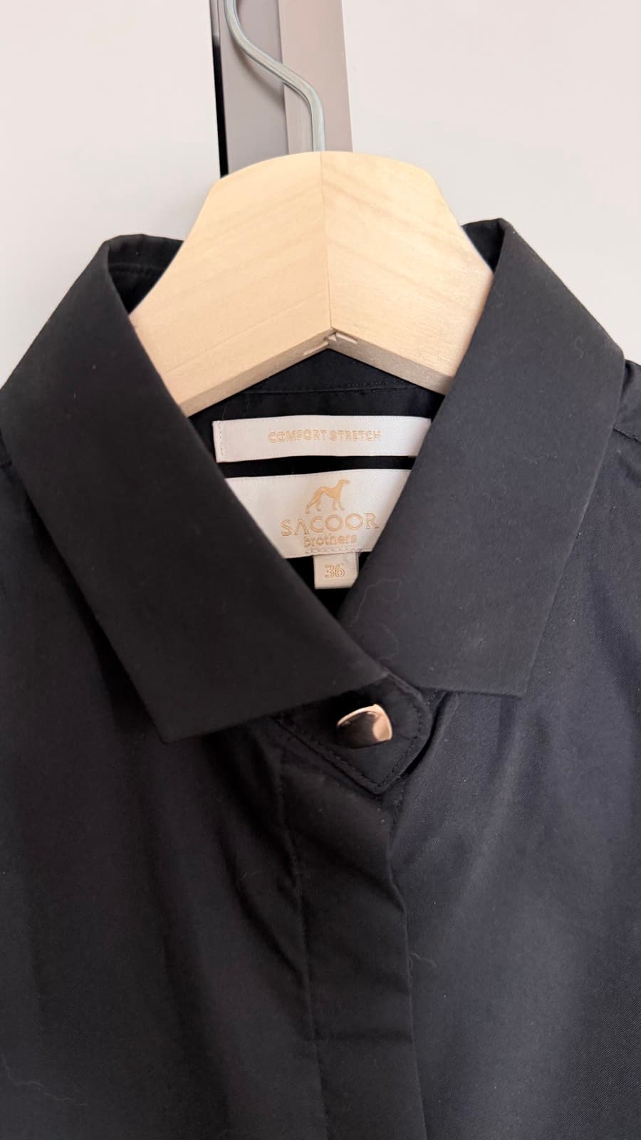 Black Puffed Sleeve Blouse thumbnail 2