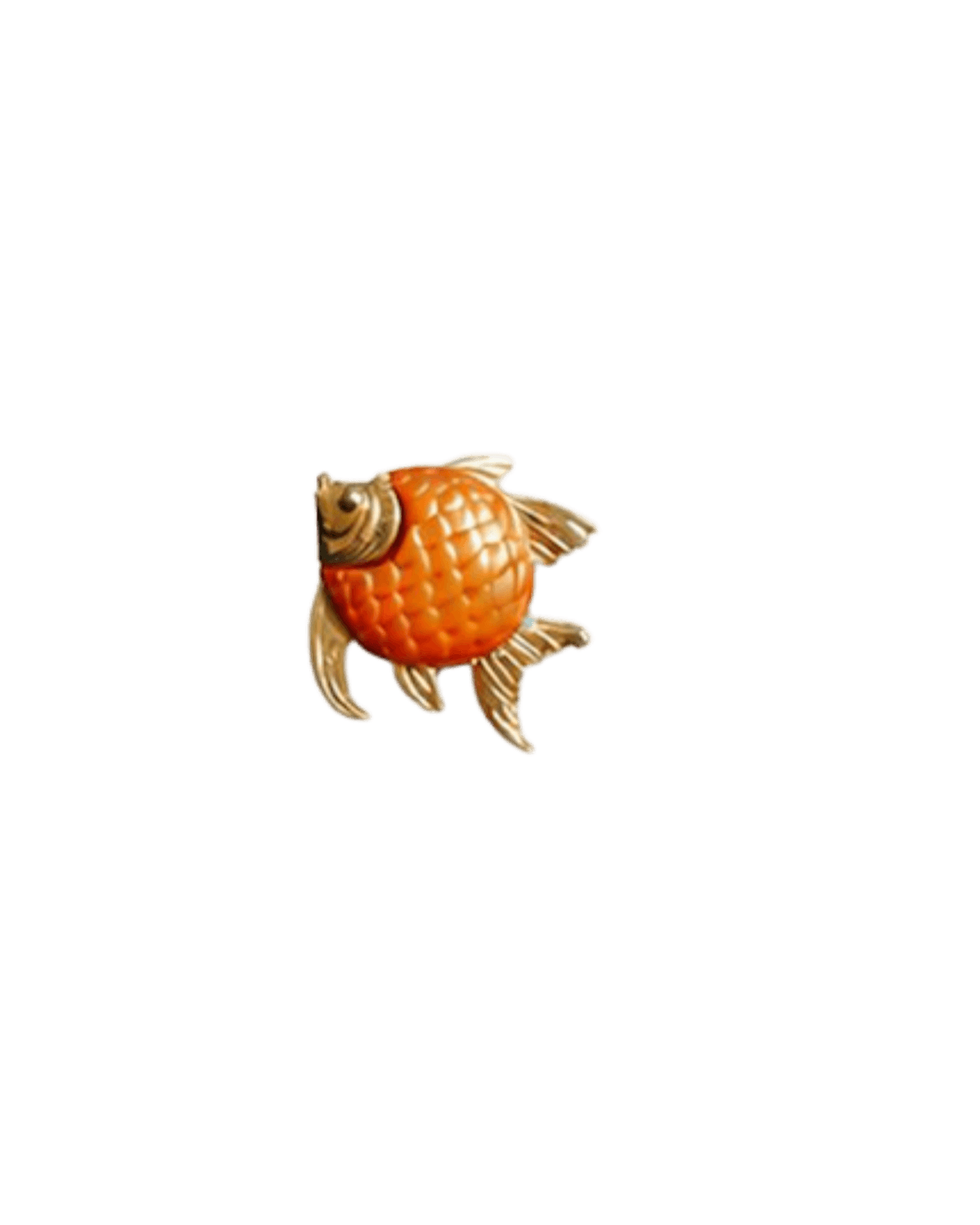 Gold fish pendant