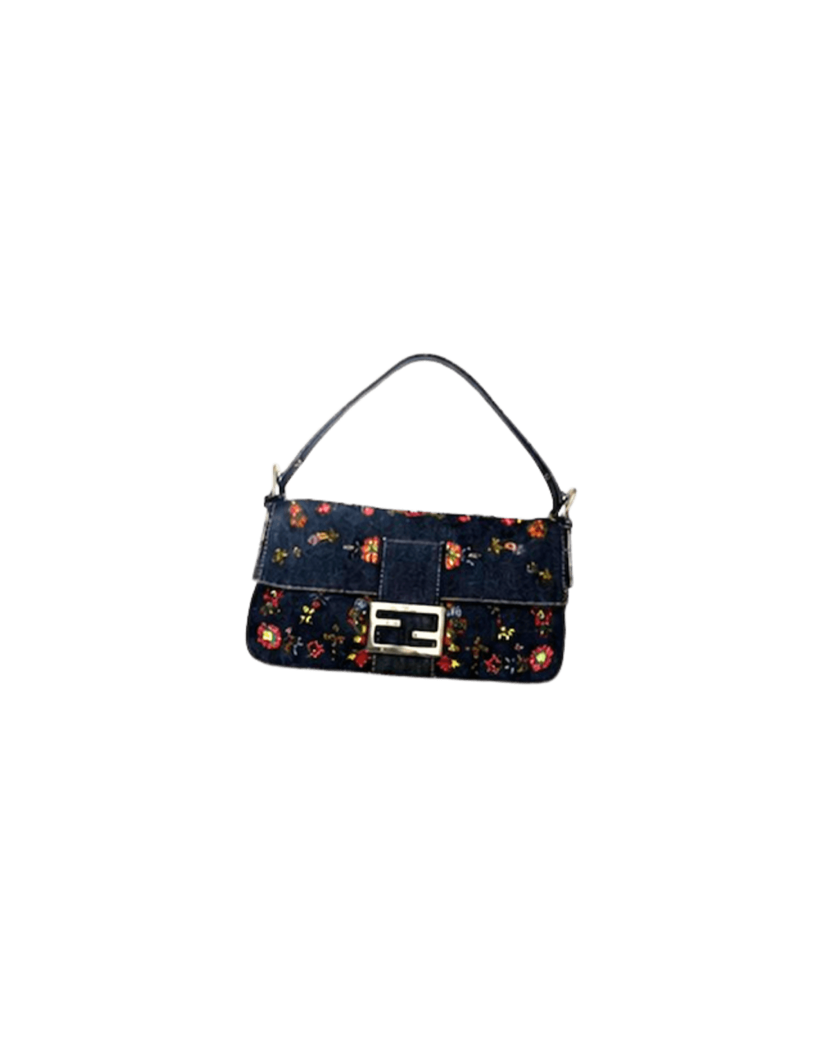 Floral Fendi baguette