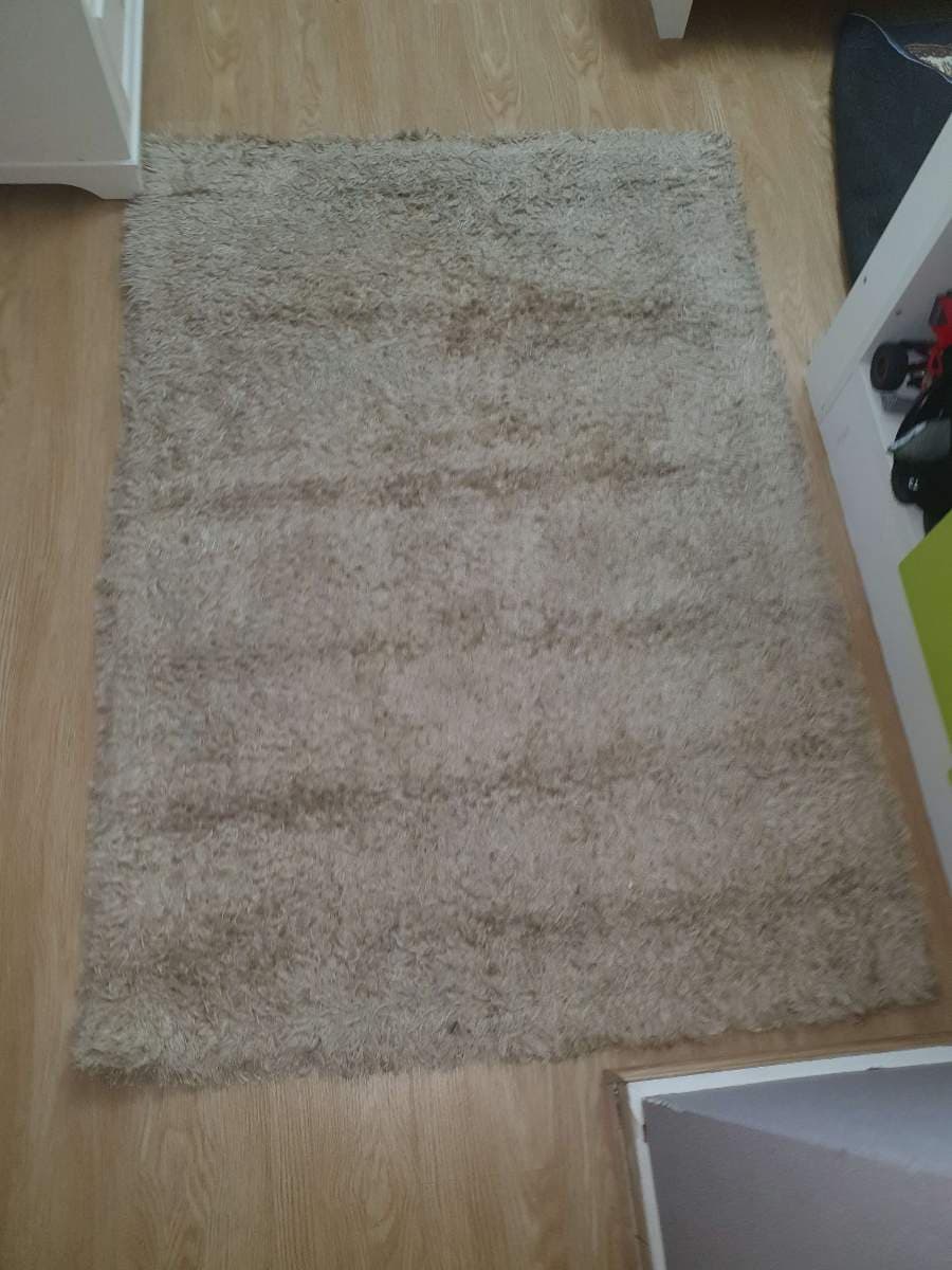 Shaggy Beige Area Rug by homebox - image 1