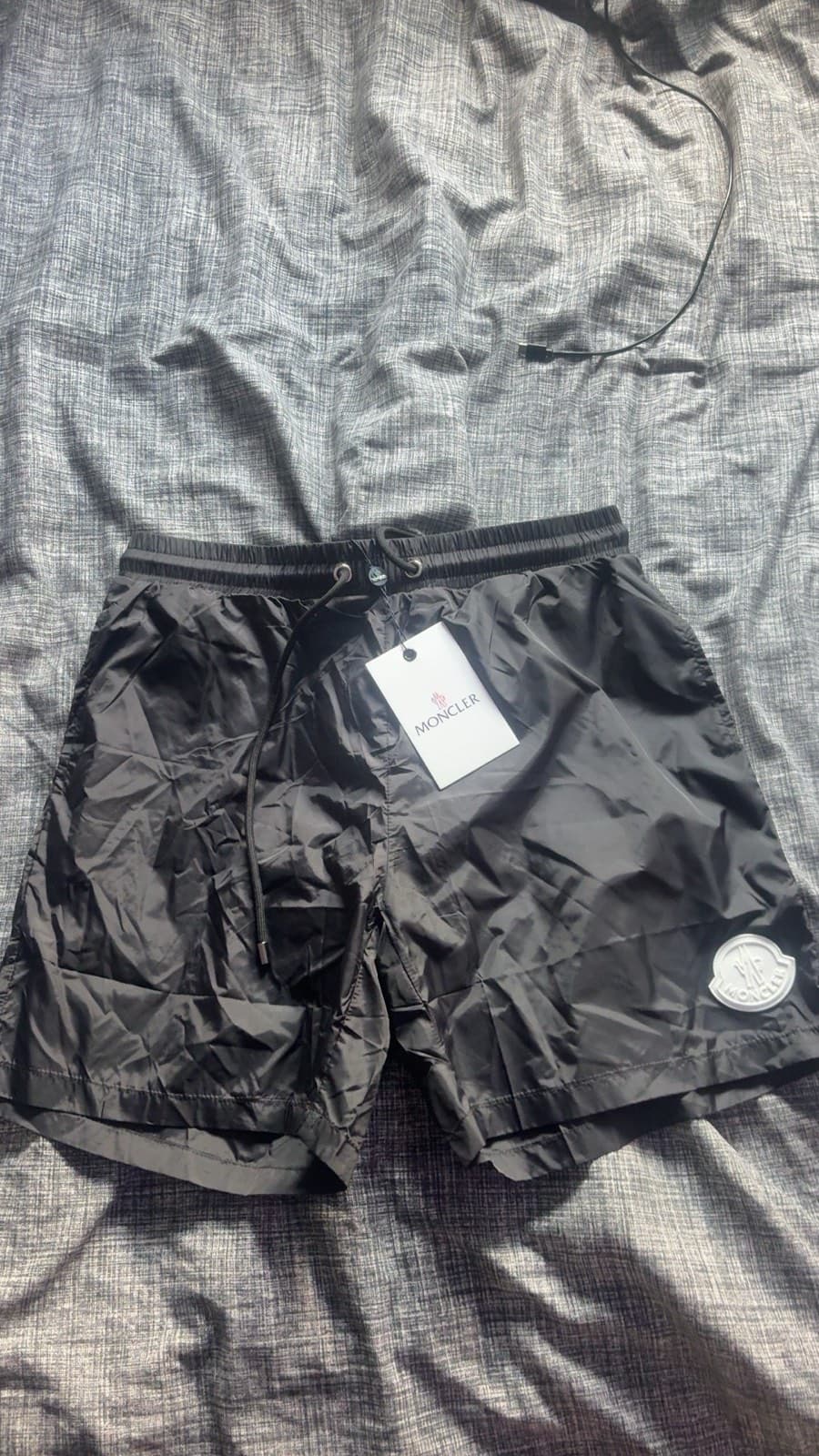 Moncler Black Swim Shorts