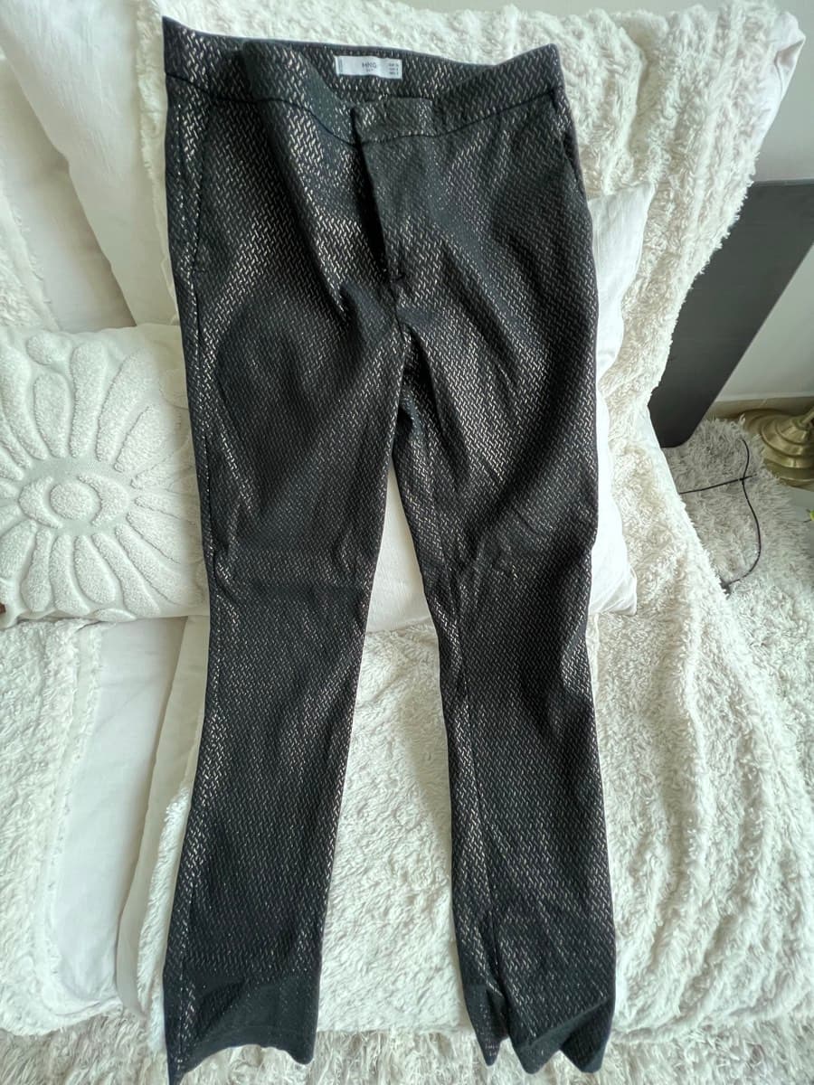 MNG Patterned Slim Trousers