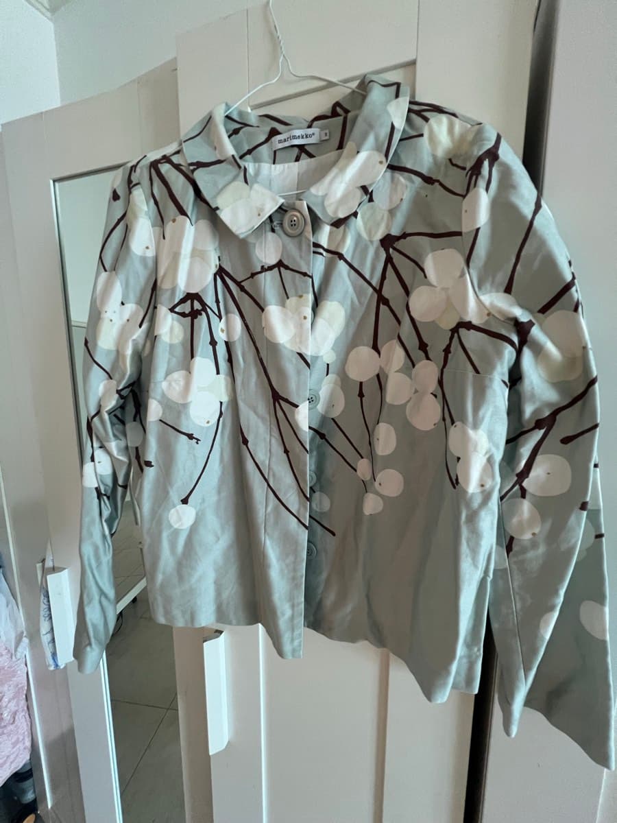 Marimekko Floral Button-Up Blouse