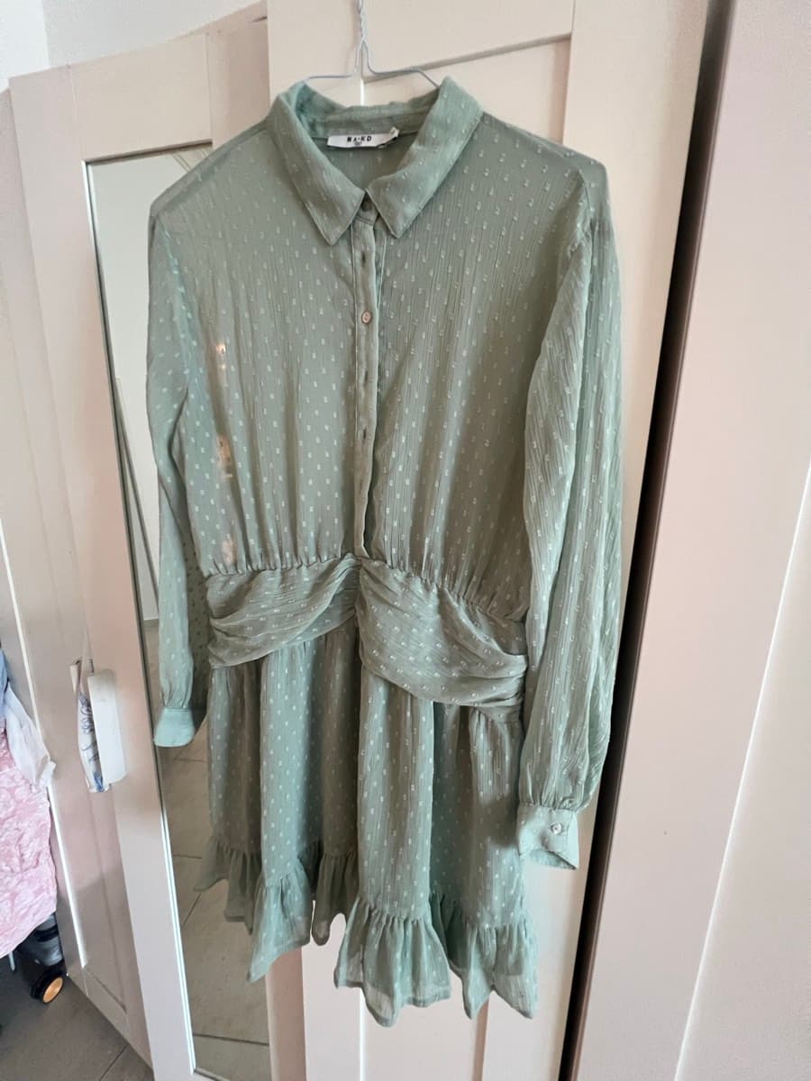 NA-KD Green Mini Dress