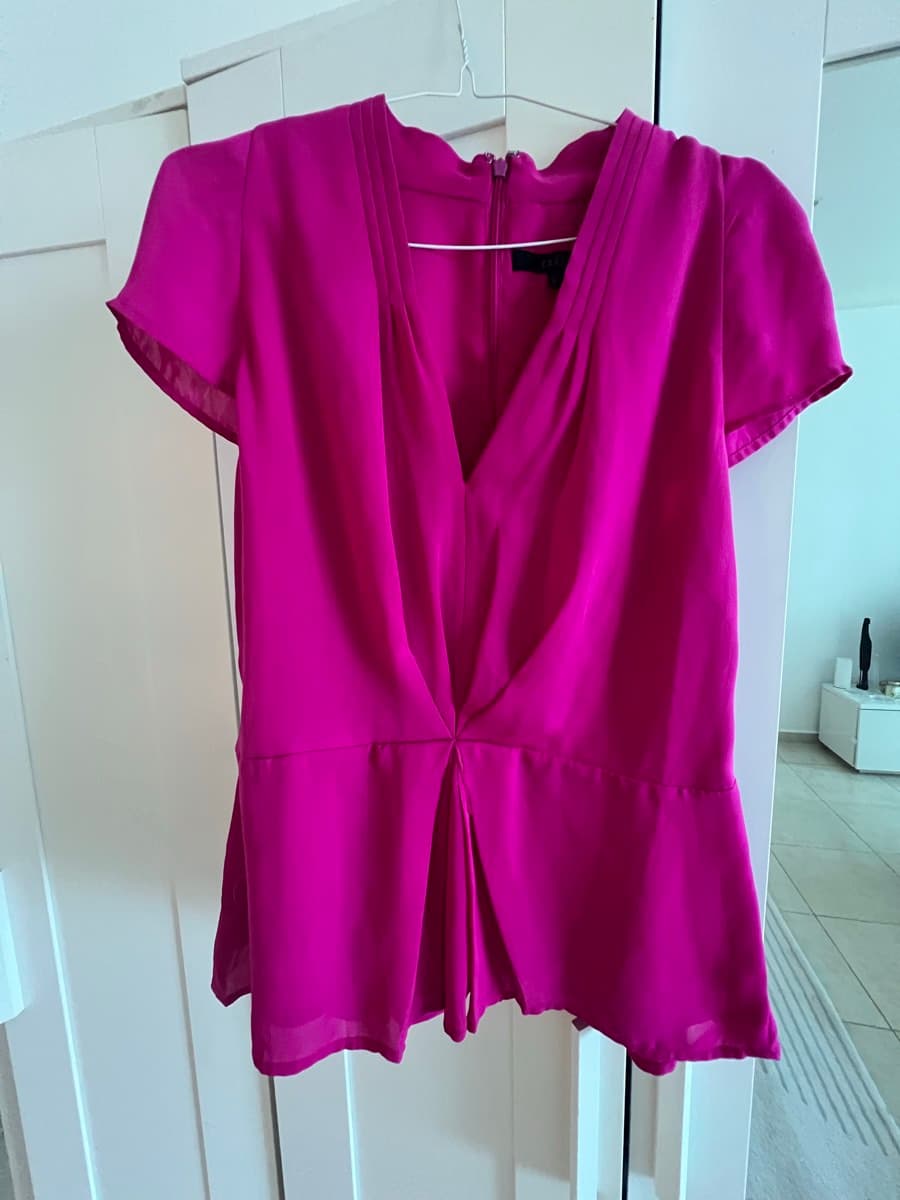 Coast Pink V-Neck Blouse