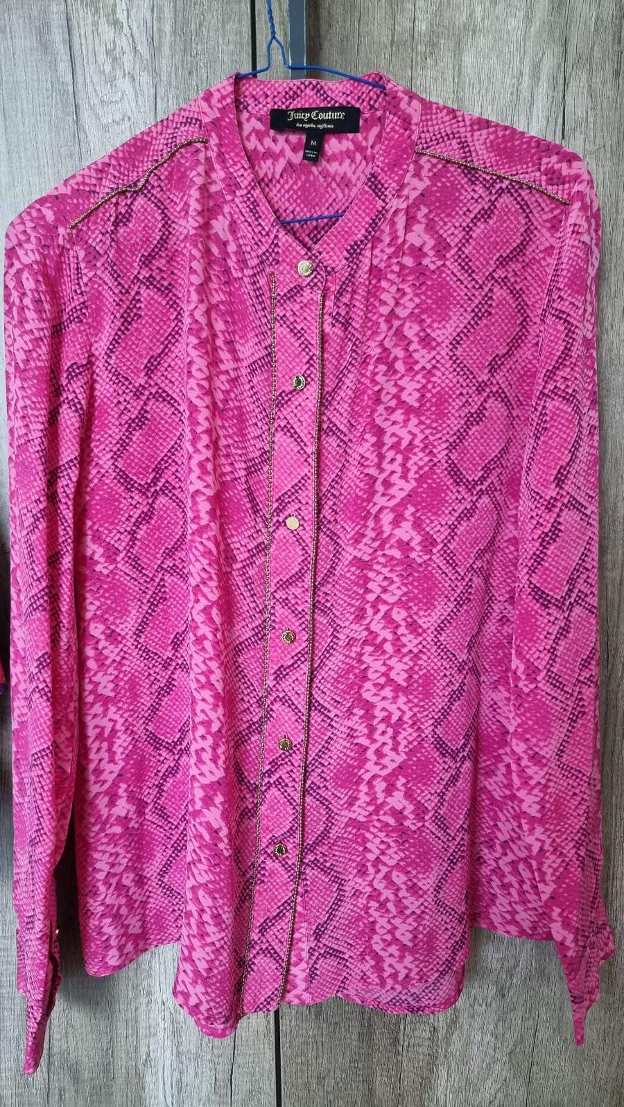 Juicy Couture Snake Print Blouse - image 1