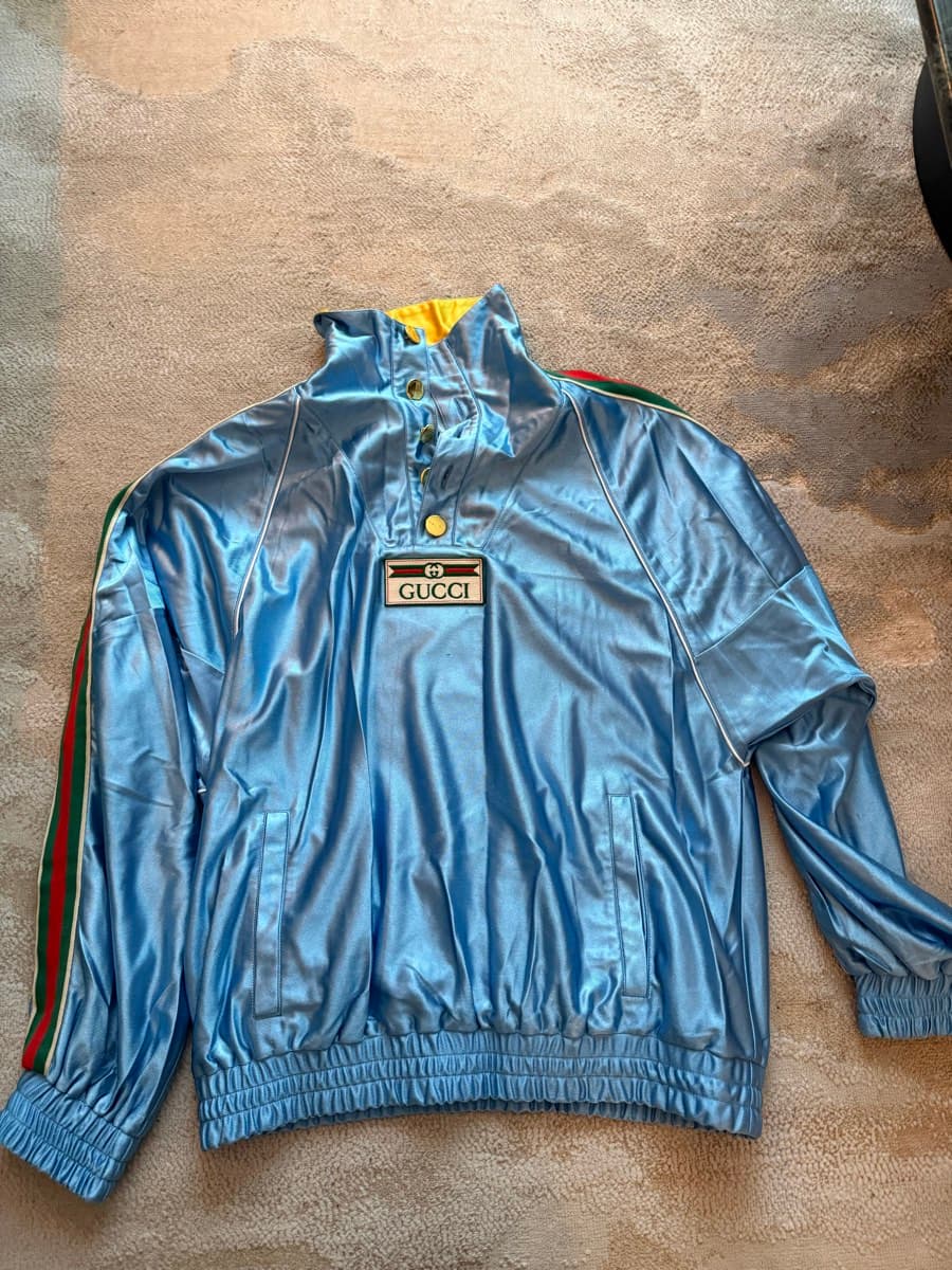 Gucci Light Blue Track Jacket