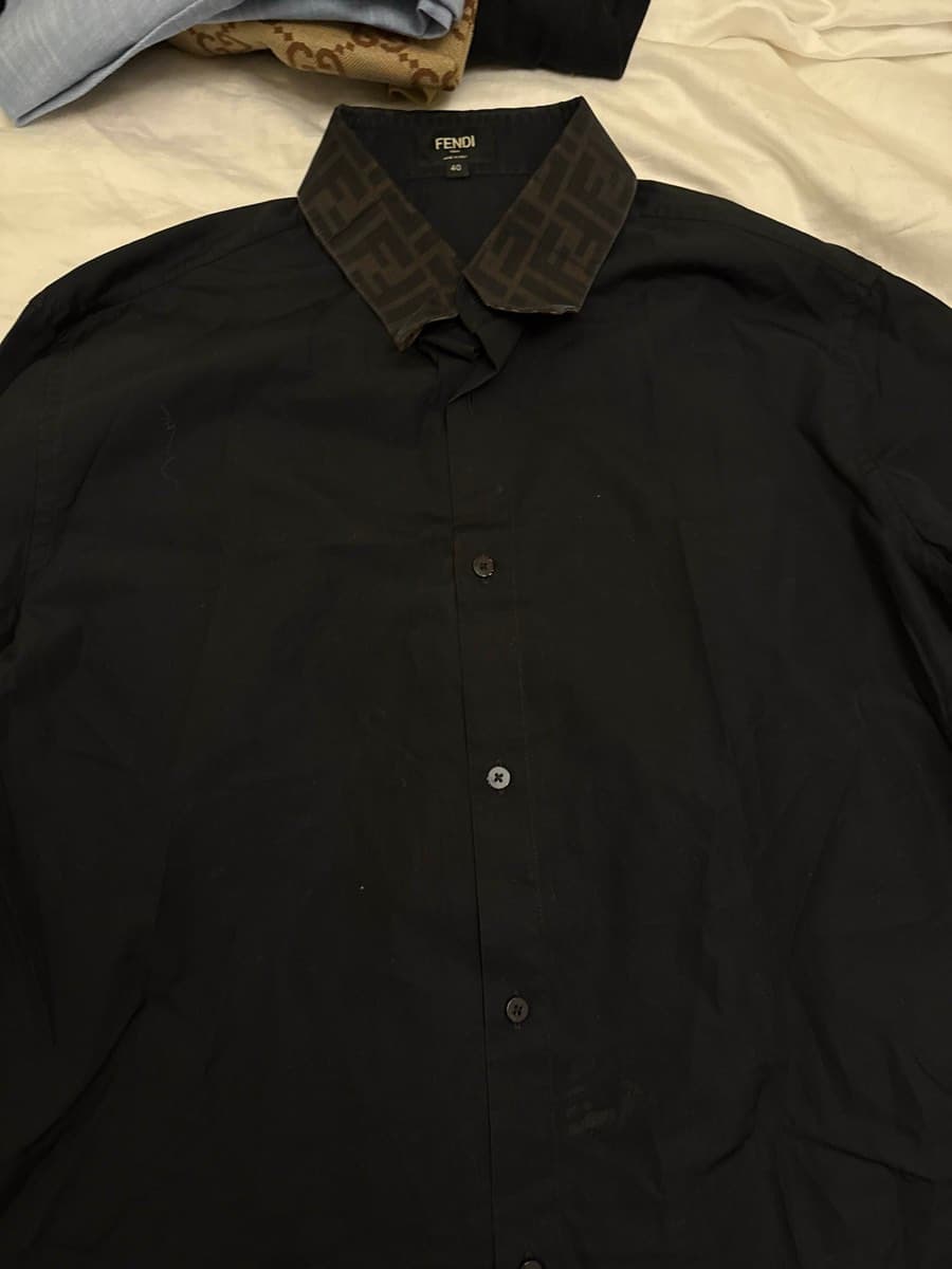Fendi FF Collar Shirt
