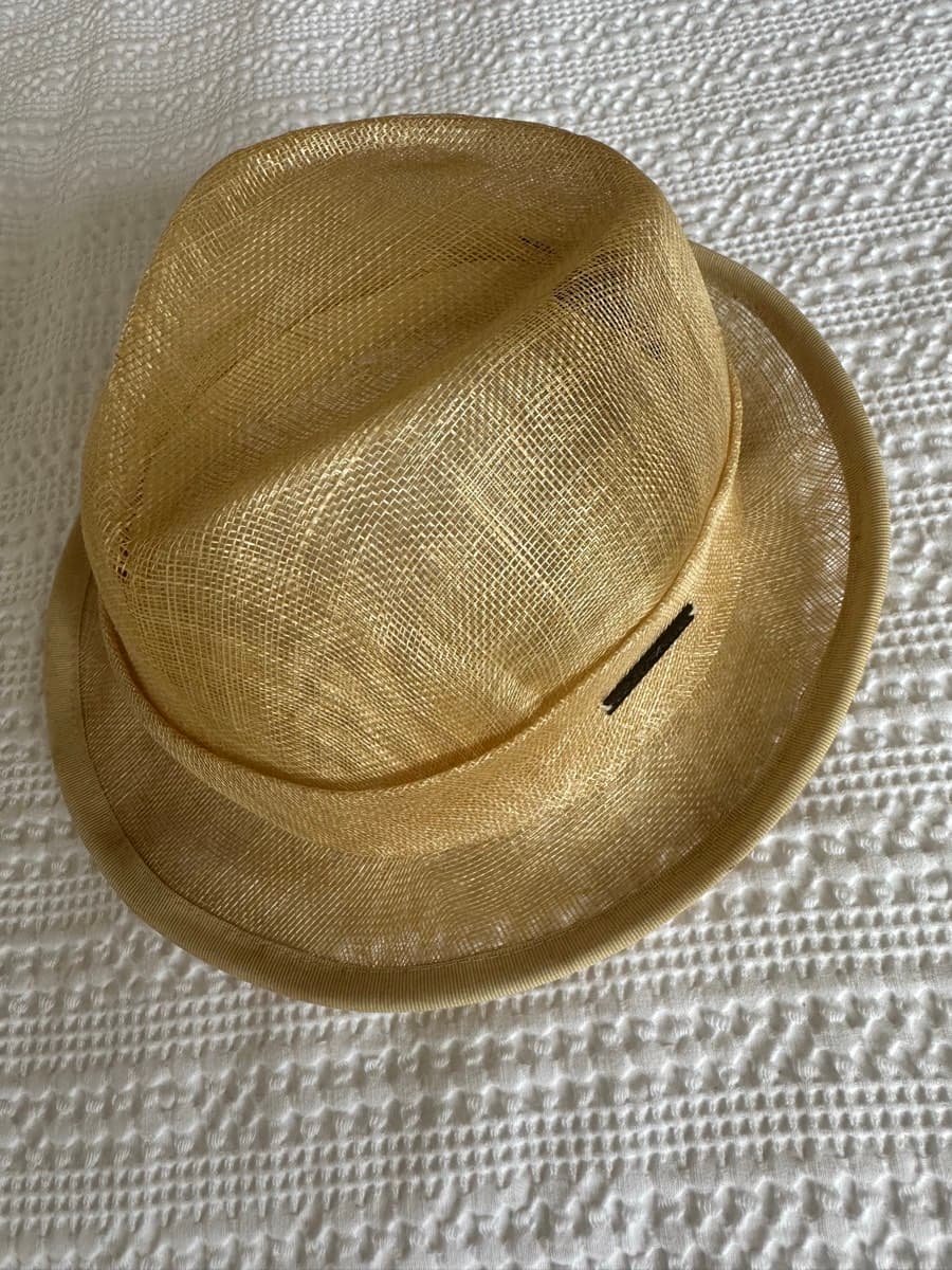 Emporio Armani Natural Straw Hat – Size 58
