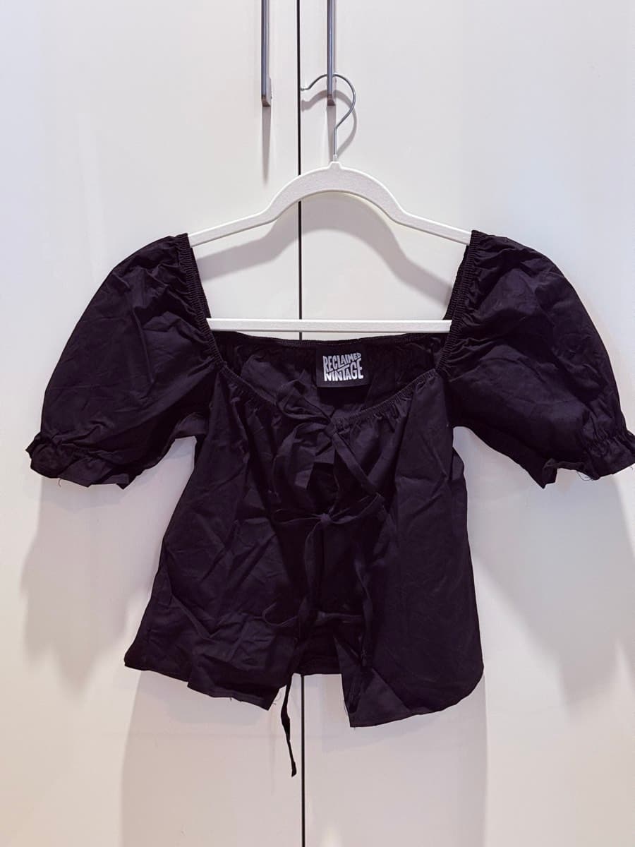 Reclaimed Vintage Black Blouse - image 1