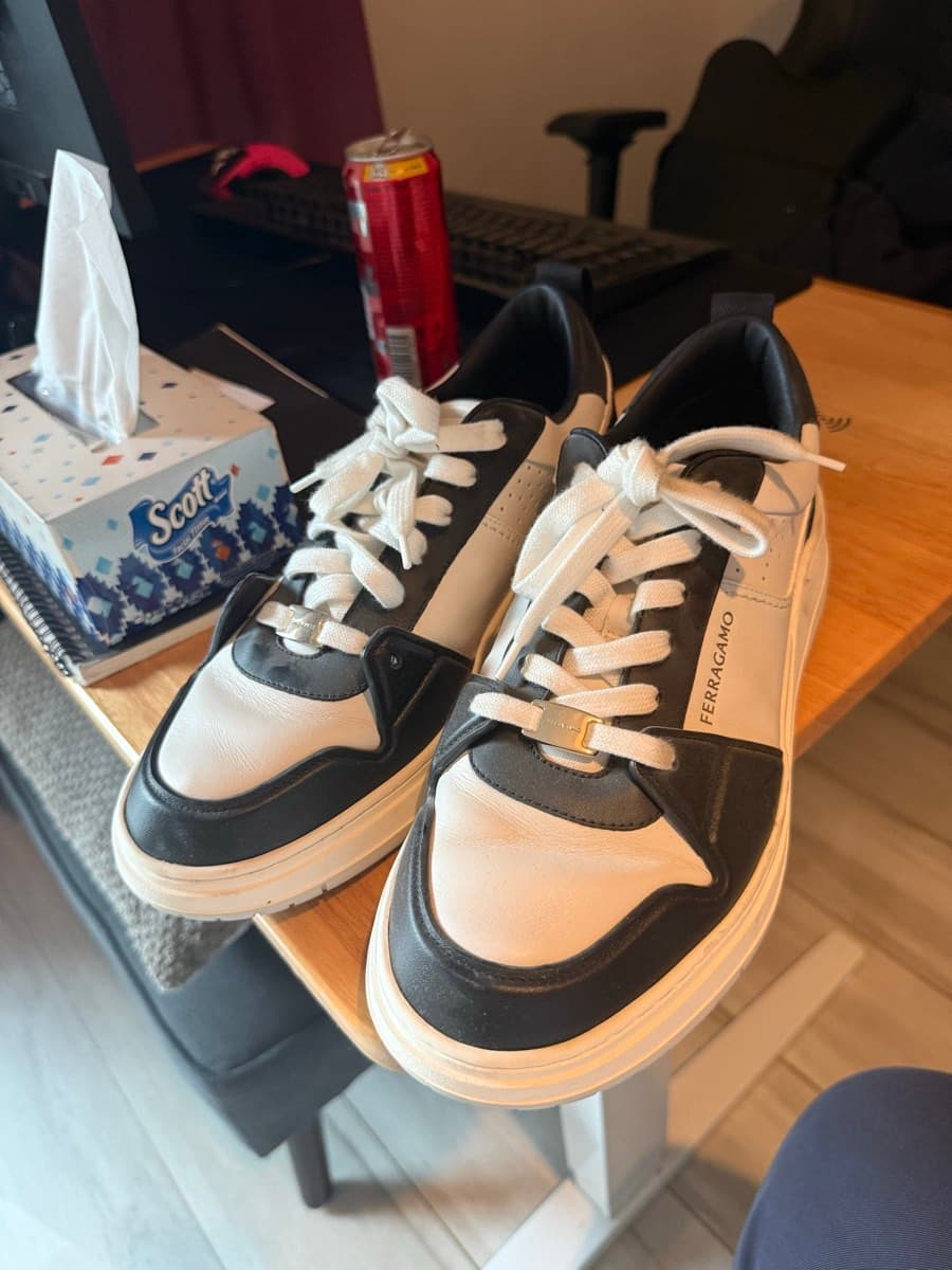 Ferragamo Two-Tone Sneakers - image 1