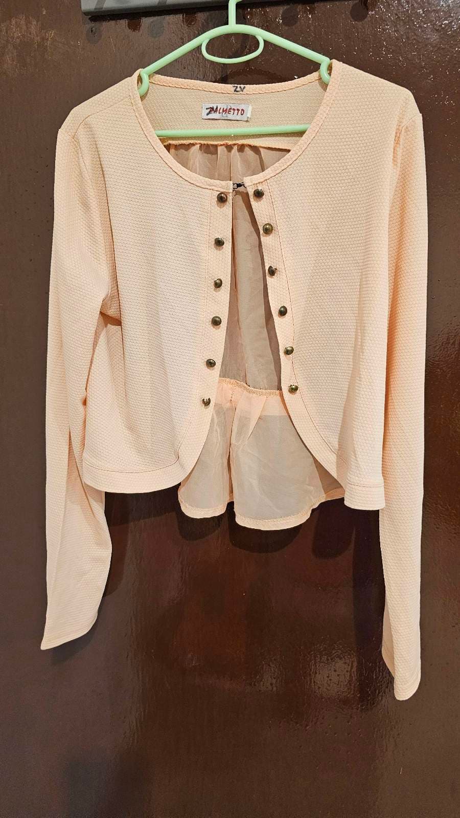 Palmetto Peach Cardigan - image 1