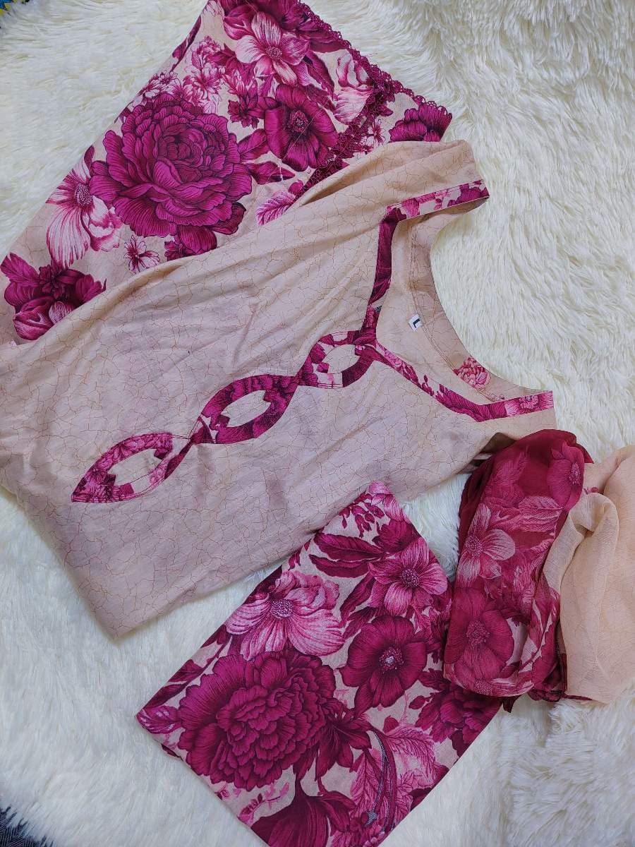 Floral Print Tunic Set - image 1