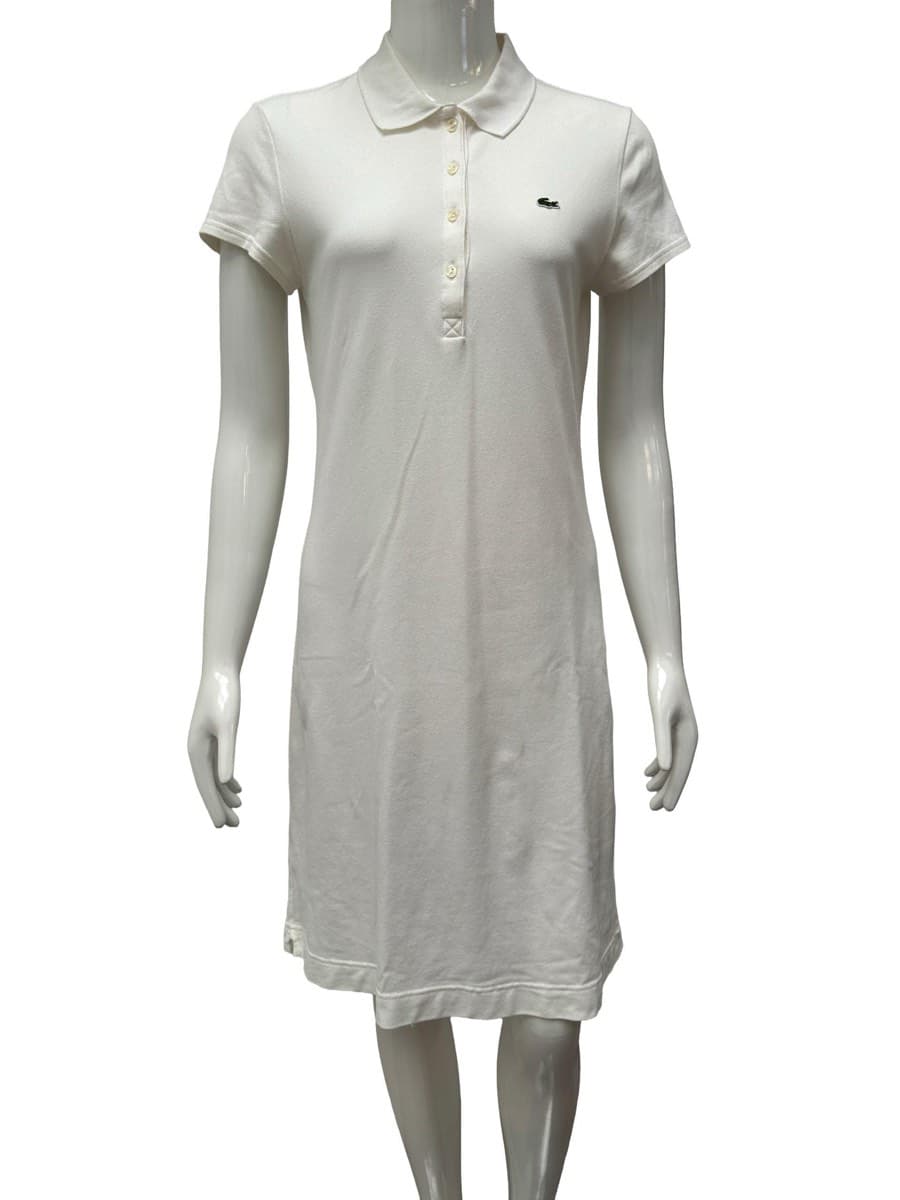 Lacoste White Polo Dress