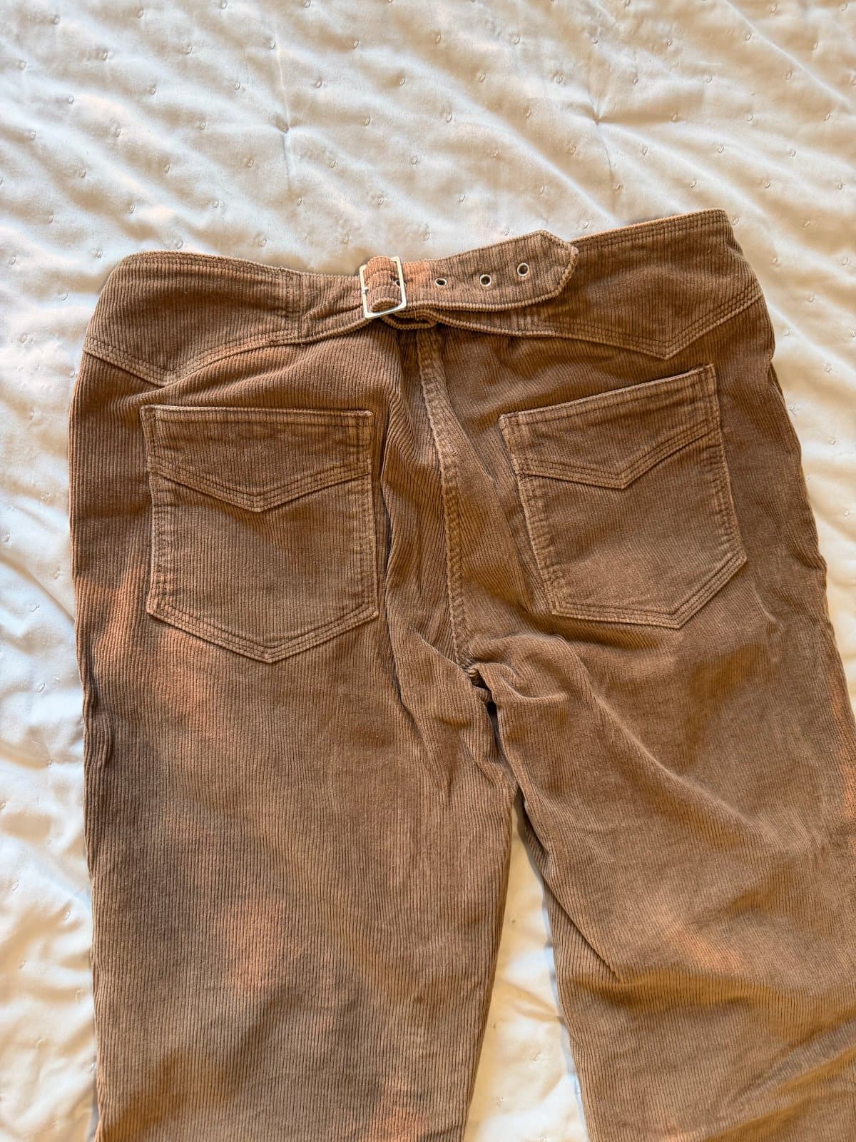 Flattering ZYNC women’s corduroy flared trousers - image 1