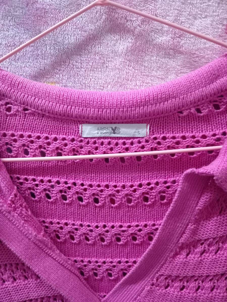 HCILYS Pink Knit Top - image 1