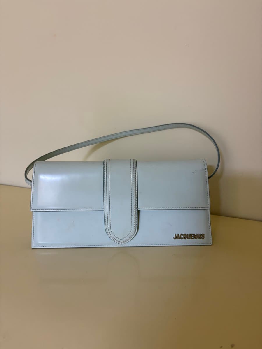 JACQUEMUS Light Blue Shoulder Bag