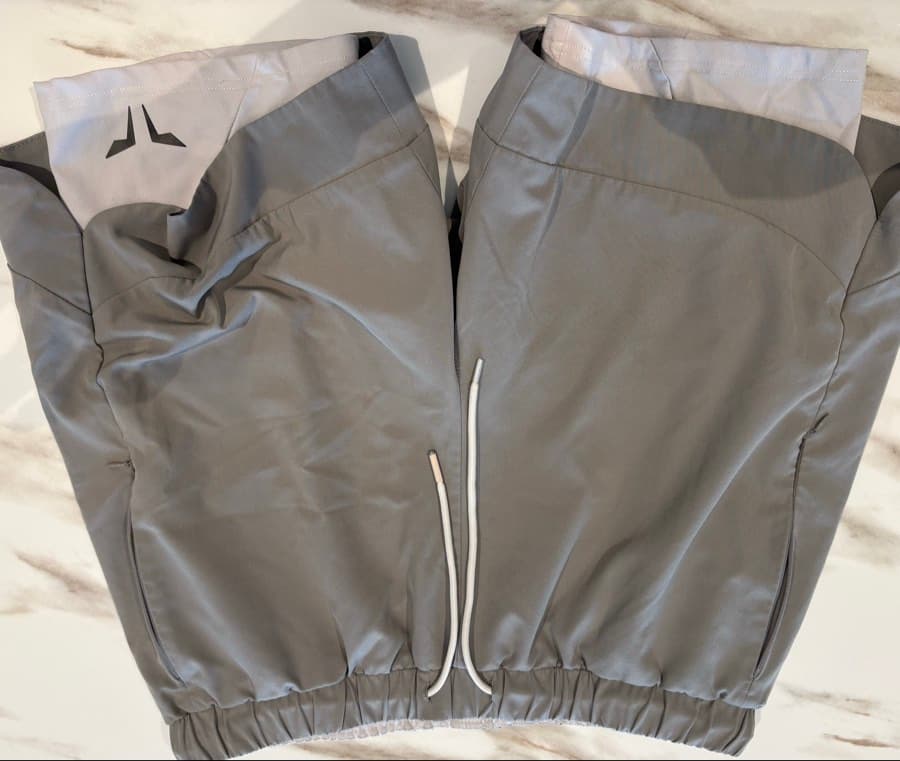 Grey Lined Athletic Shorts