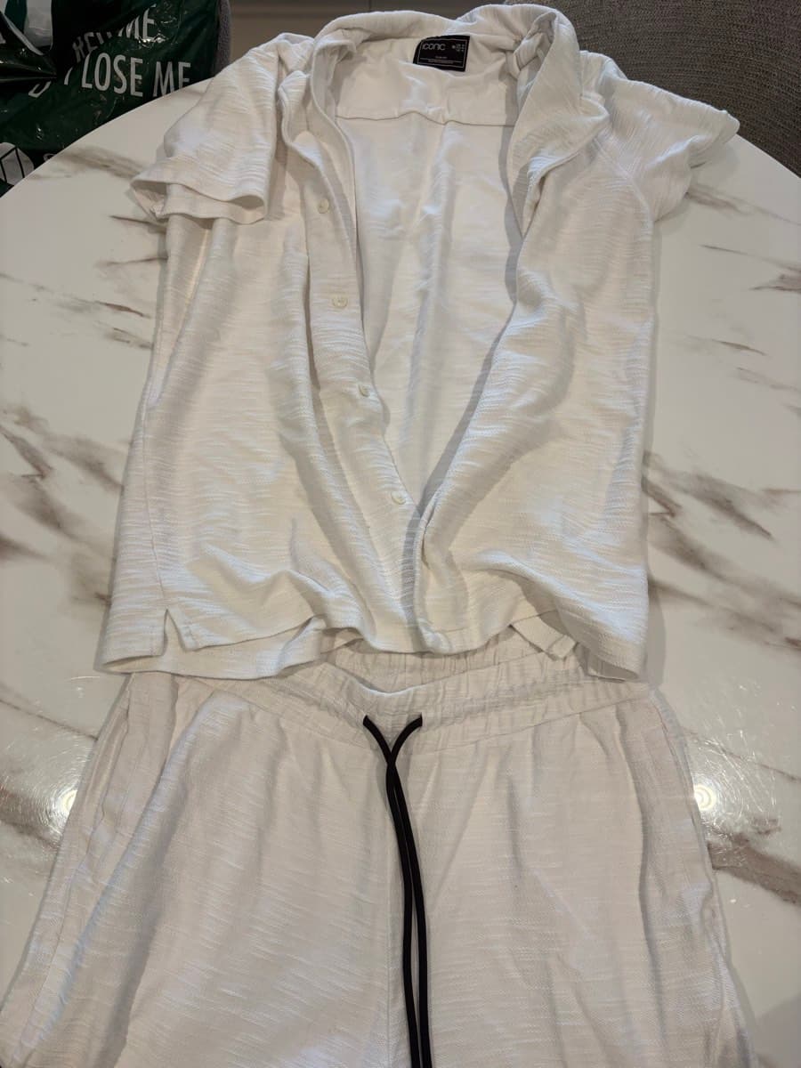 Iconic White Casual Set