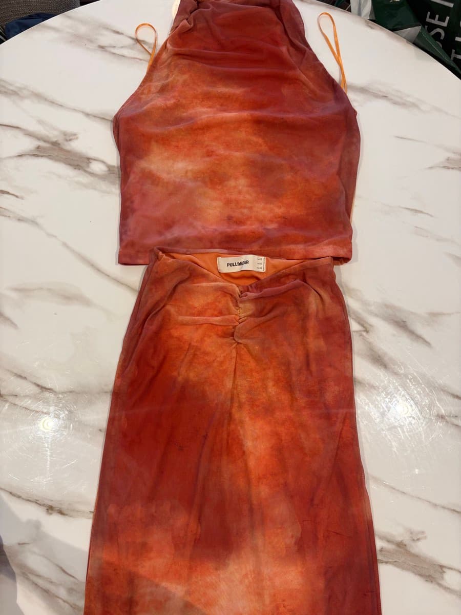 Pull&Bear Tie-Dye Co-ord Set