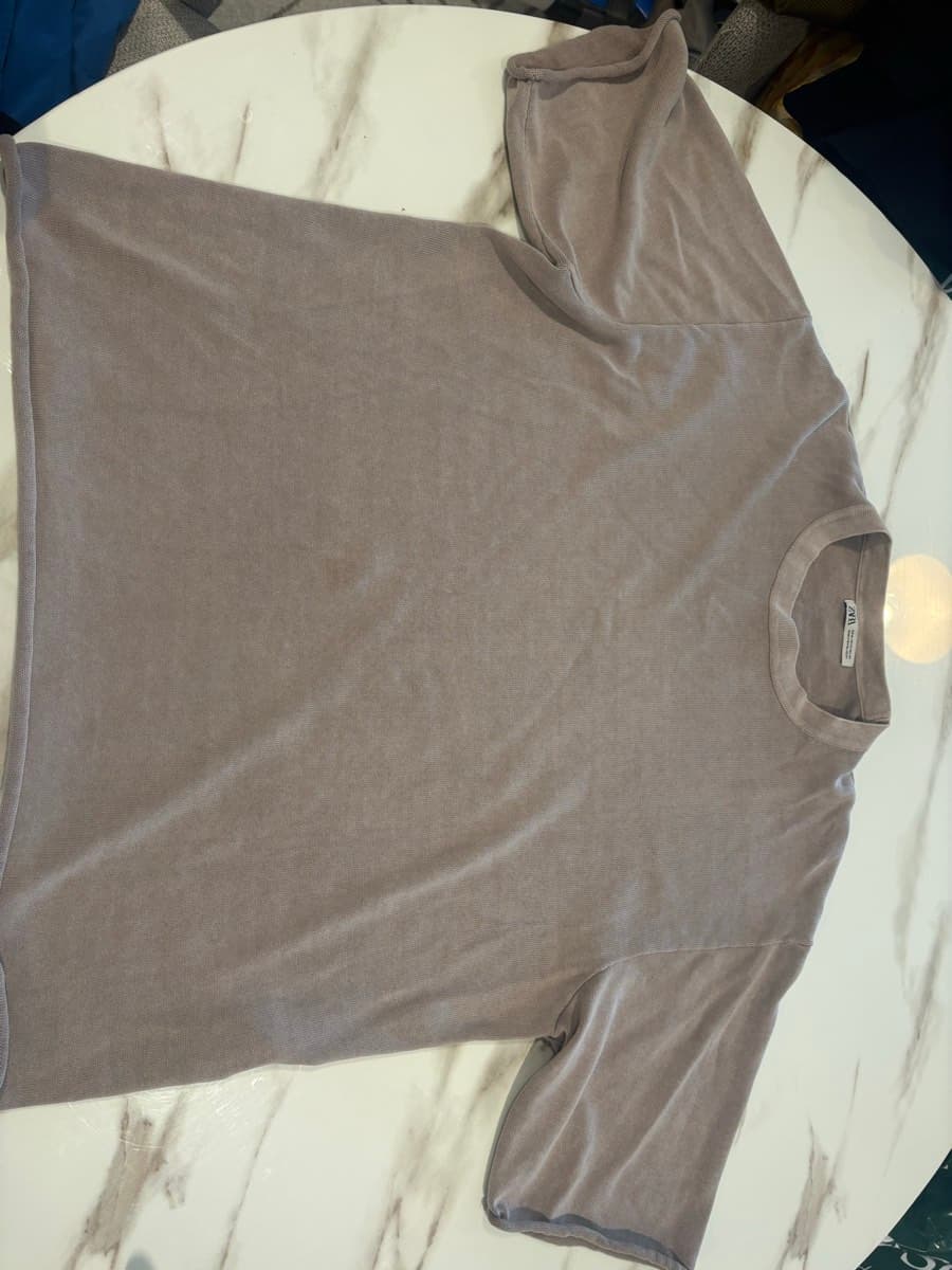 Zara Ribbed T-Shirt